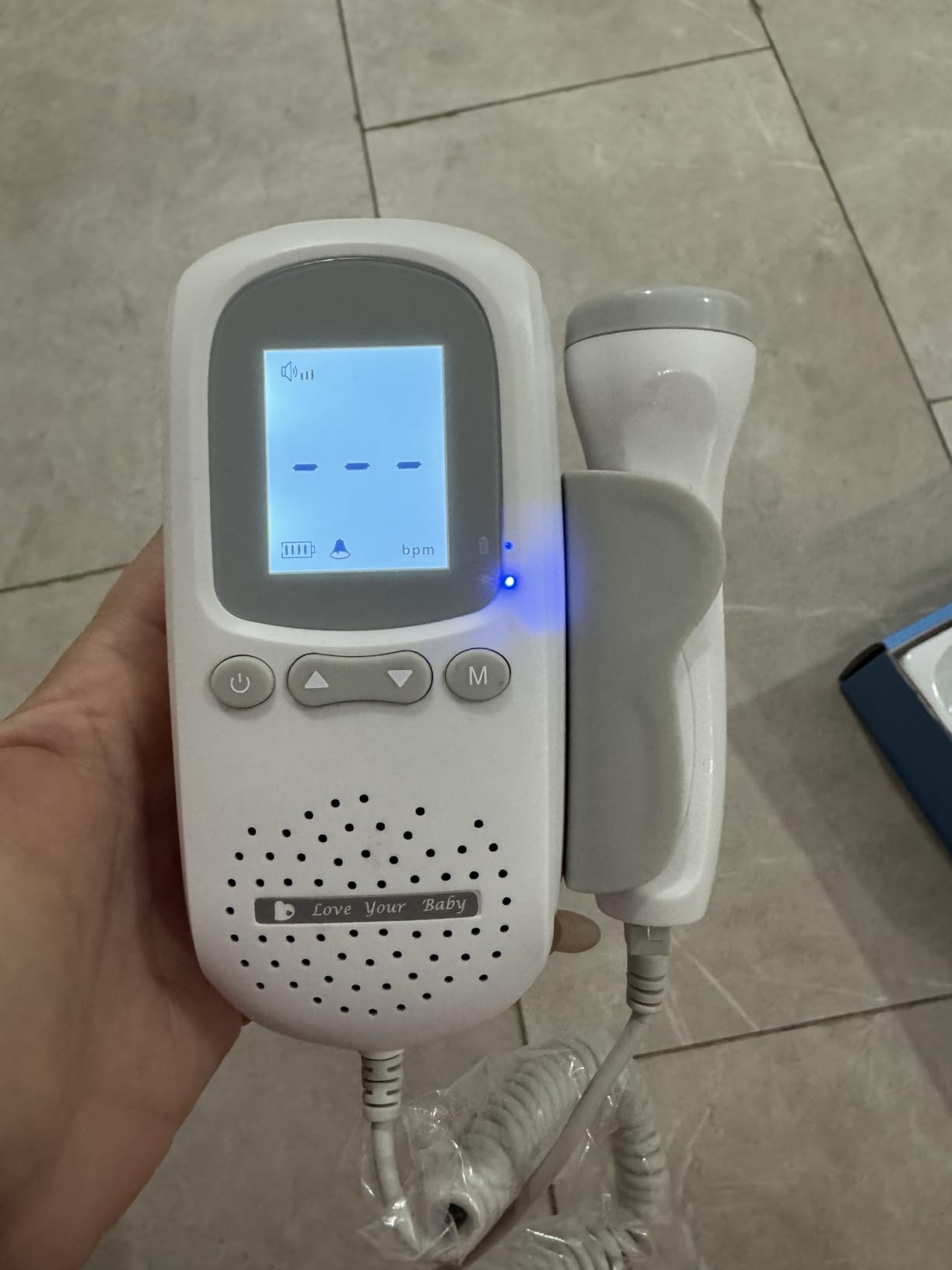 Multi DOPPLEX II/FETAL DOPPLEX II, Ultrasonic Fetal Doppler, OTC, Detect & Display Fetal Heart Rate, FDA Certification customer photo 1