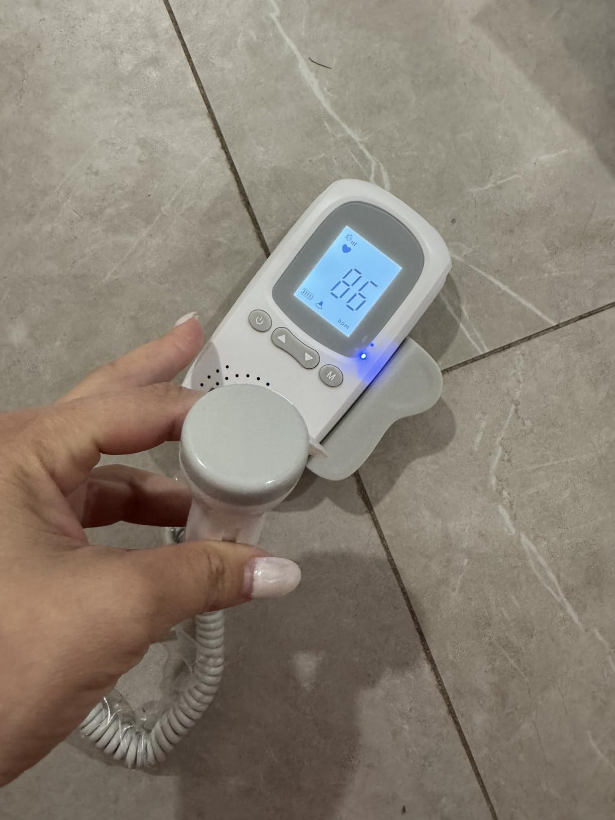 Multi DOPPLEX II/FETAL DOPPLEX II, Ultrasonic Fetal Doppler, OTC, Detect & Display Fetal Heart Rate, FDA Certification customer photo 2