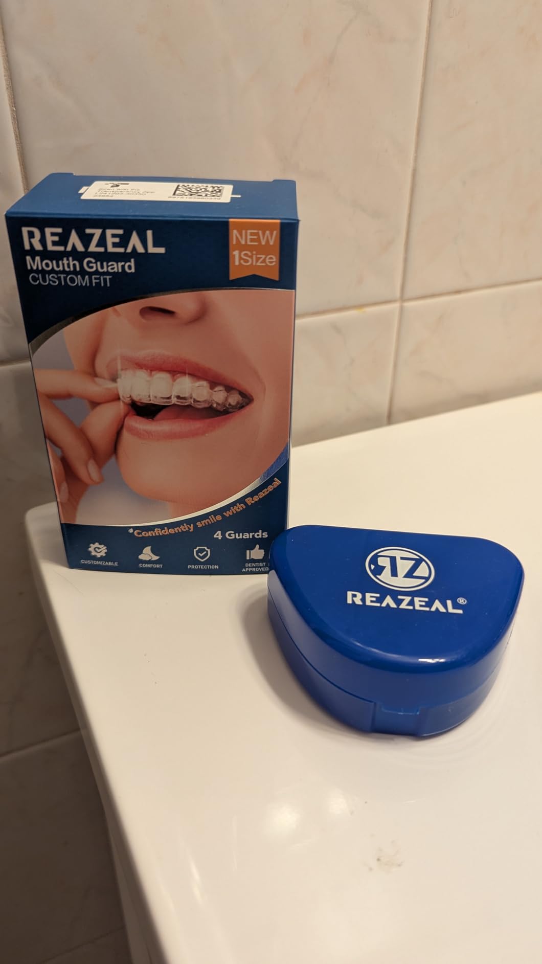 Mouth Guard for Grinding Teeth at Night: Mouth Guard for Sleeping - Night Guard for Teeth Grinding Home & Travel Use customer photo 2