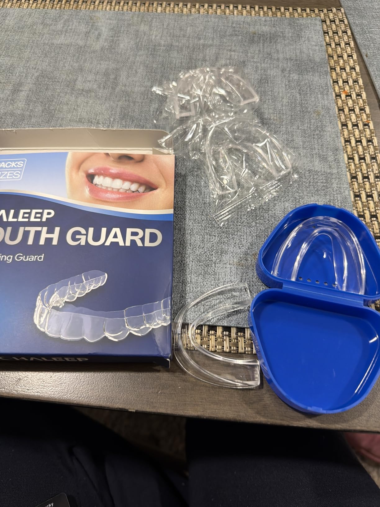Anti Grinding Mouth Guard for Clenching Teeth at Night, Teeth Grinding Mouthguards for Sleeping, Mouth Guard for Grinding Teeth at Night, Night Guards for Teeth Grinding for Adults customer photo 1