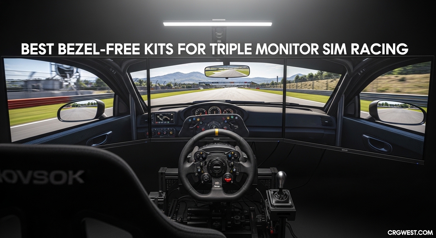 Best Bezel-Free Kits for Triple Monitor Sim Racing