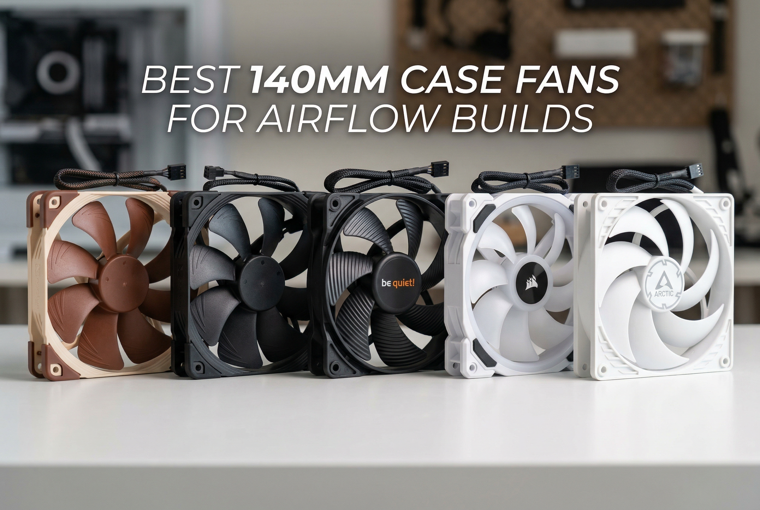 Best 140mm case fans for airflow builds