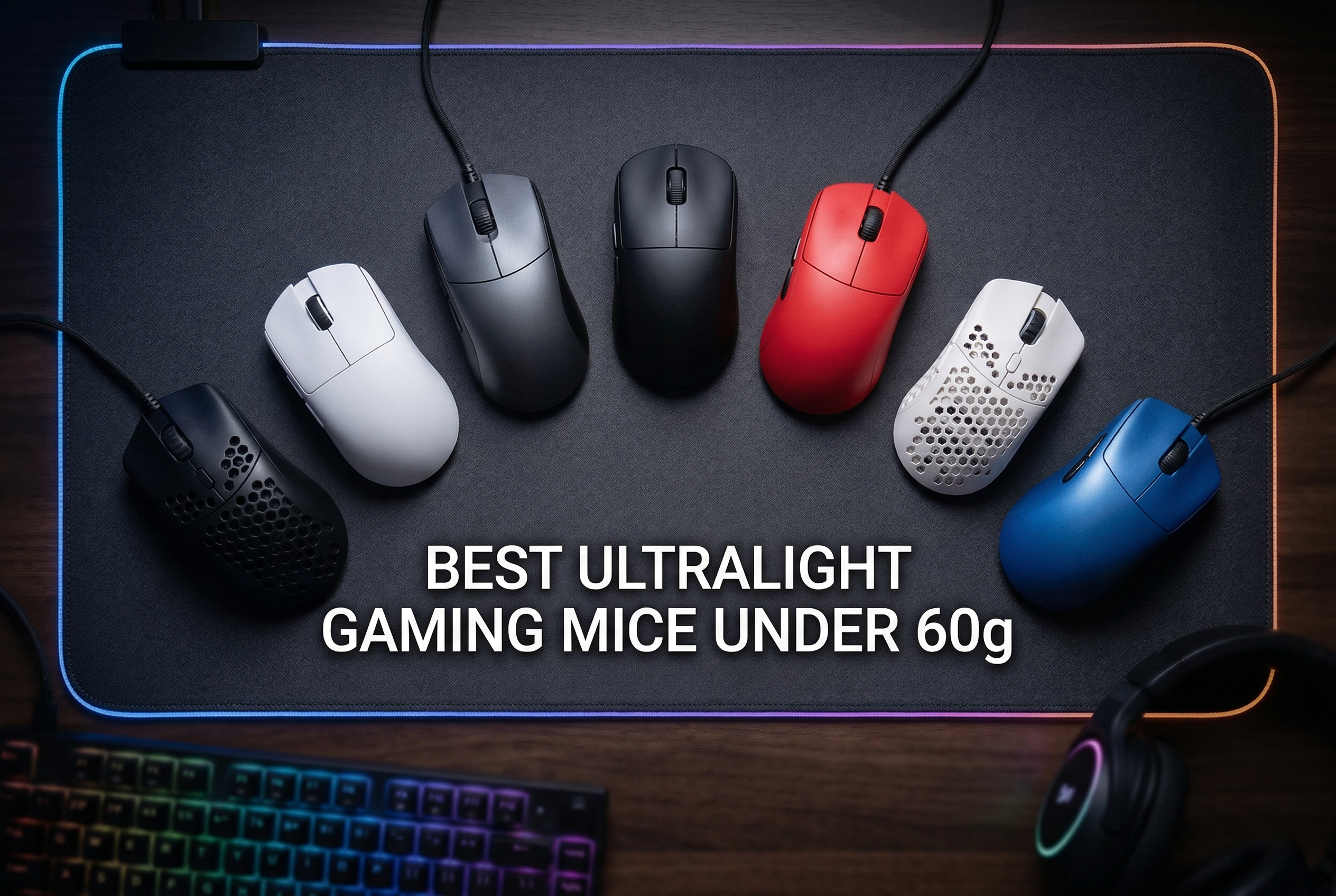 Best lightweight gaming mice under 60 grams