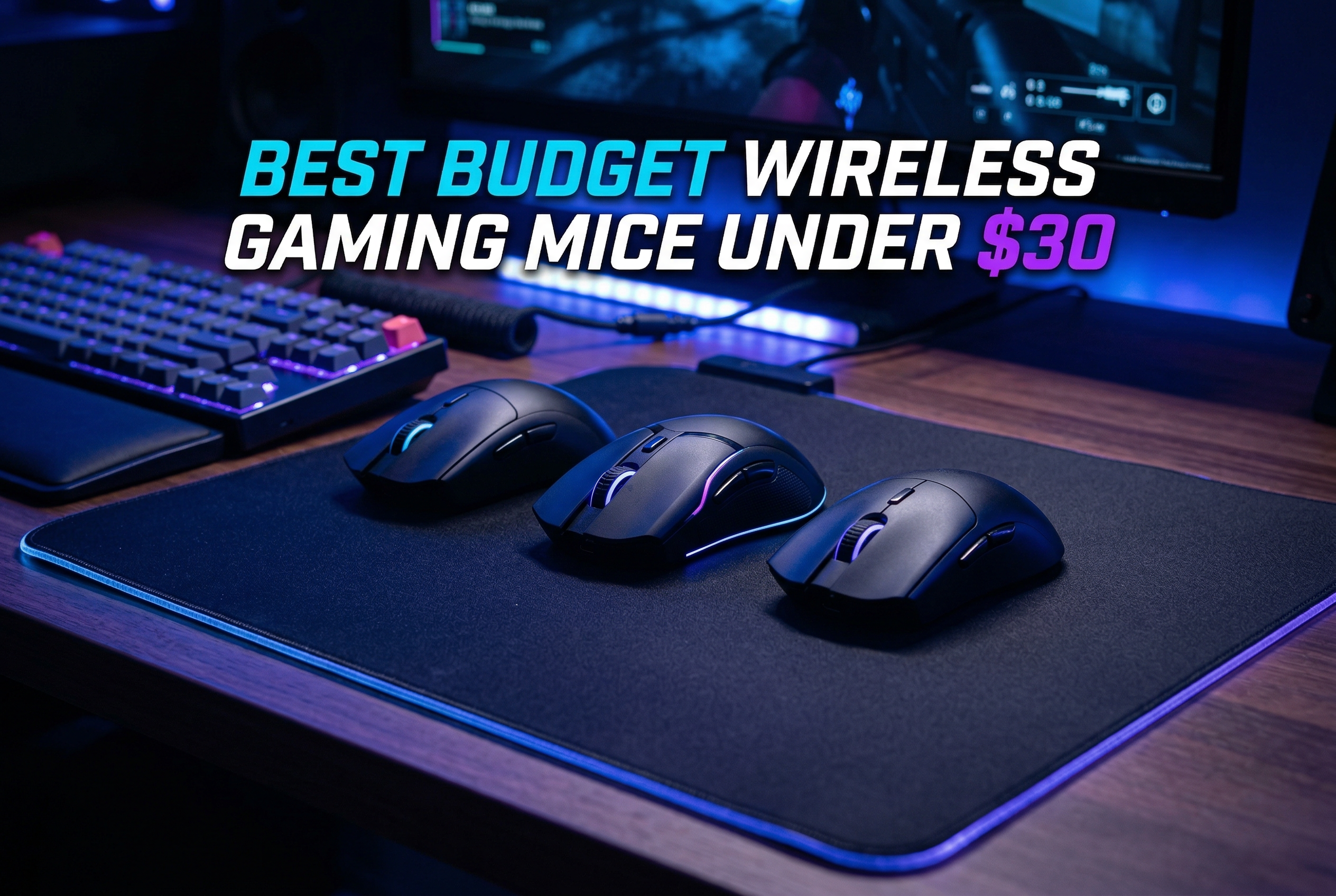 Best budget wireless gaming mice under $30