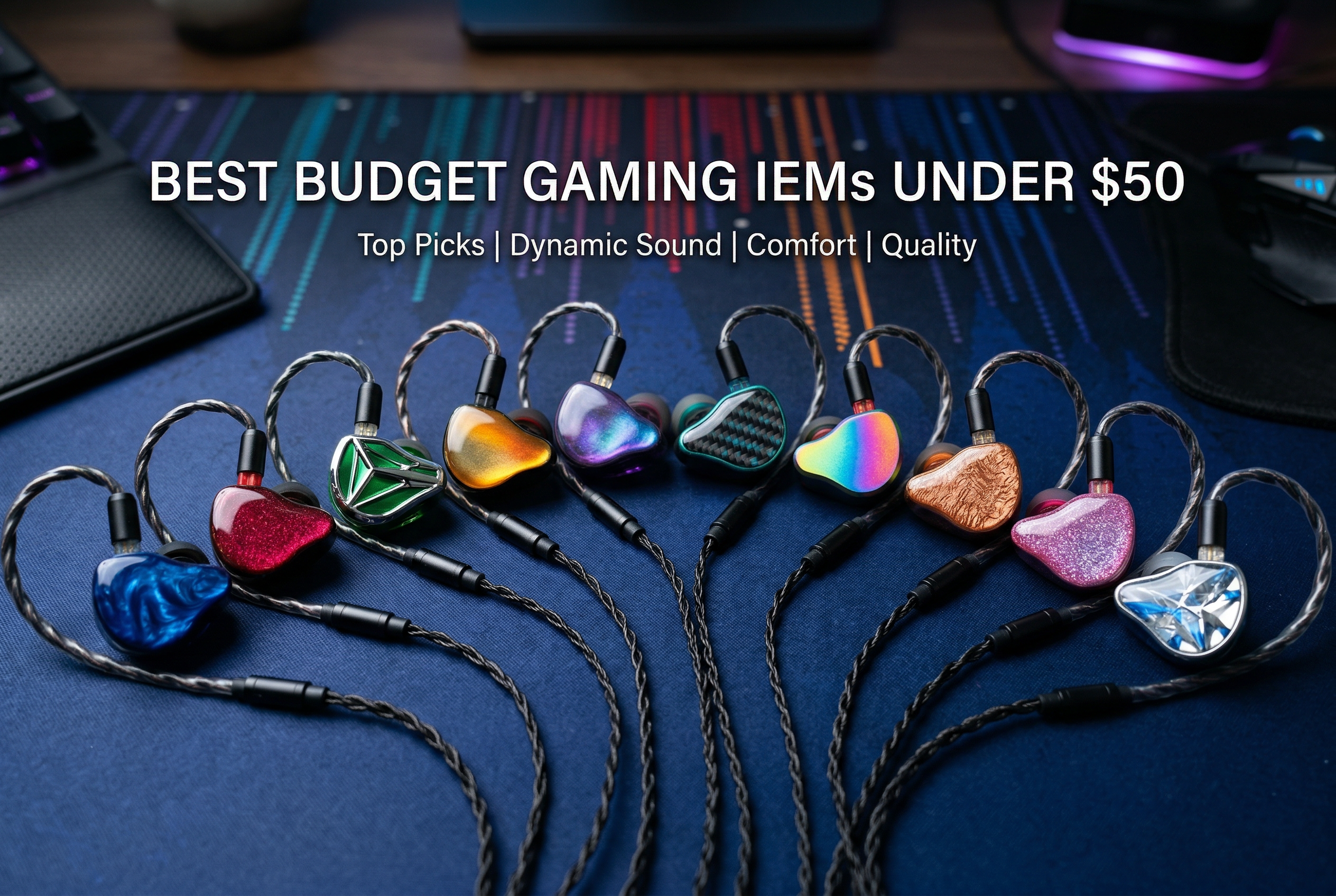 Best budget IEMs for gaming under $50