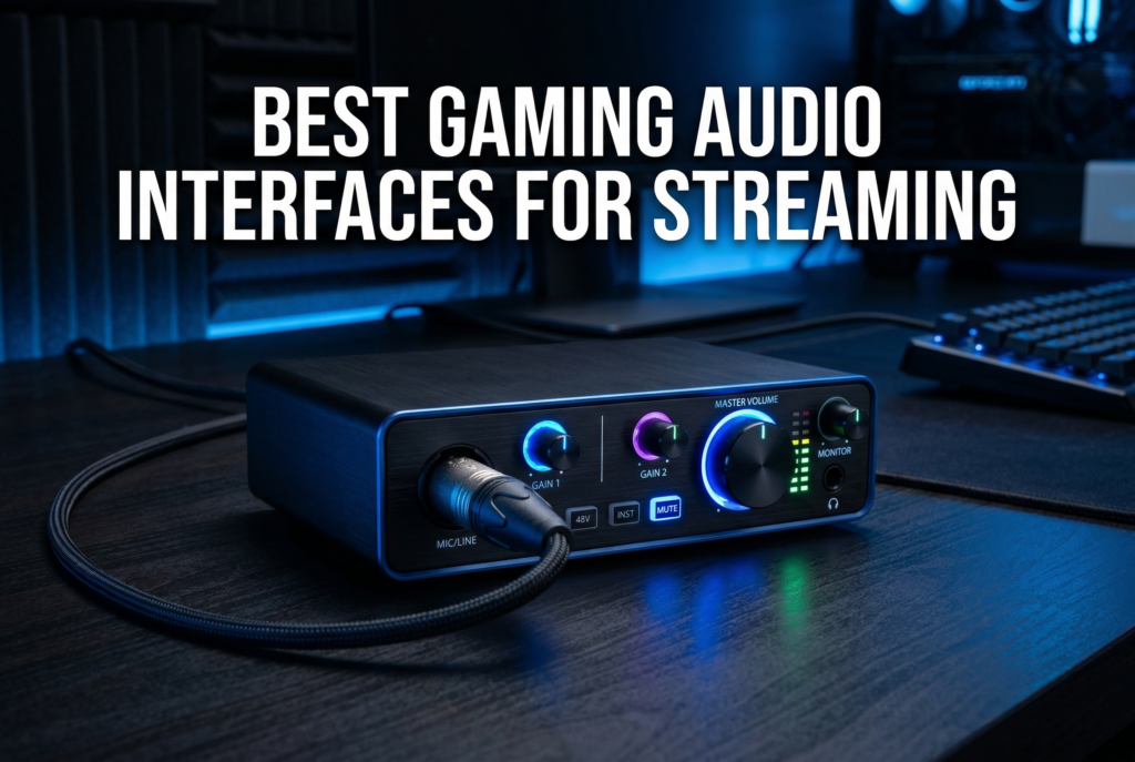 8 Best Gaming Audio Interfaces For Streaming March 2026 Featured 1024x687 