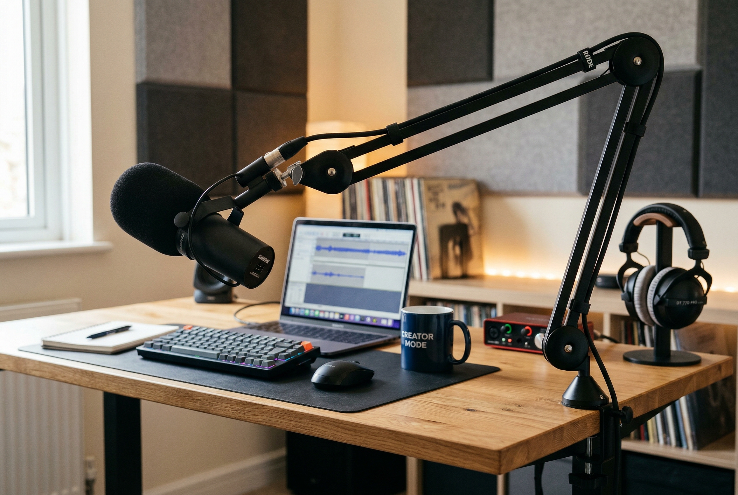 Best boom arms for streaming microphones