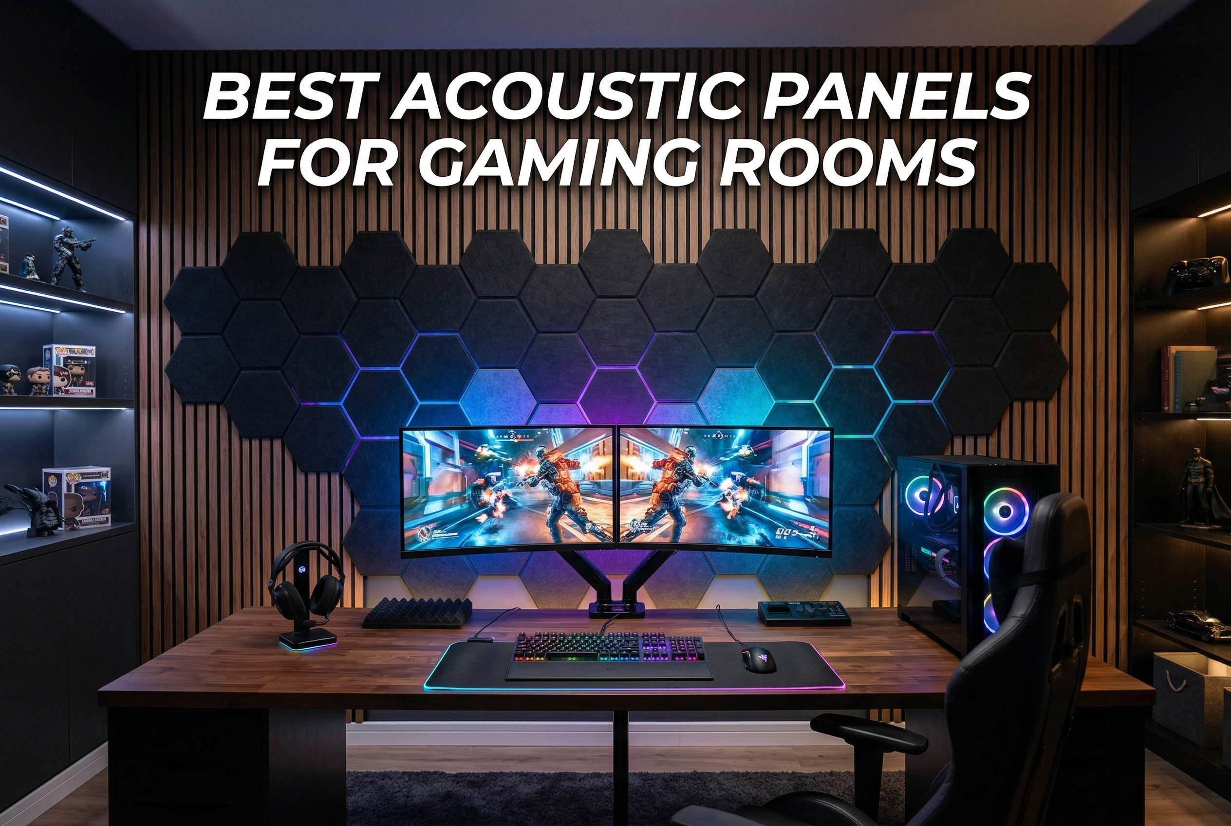 Best acoustic panels for gaming rooms