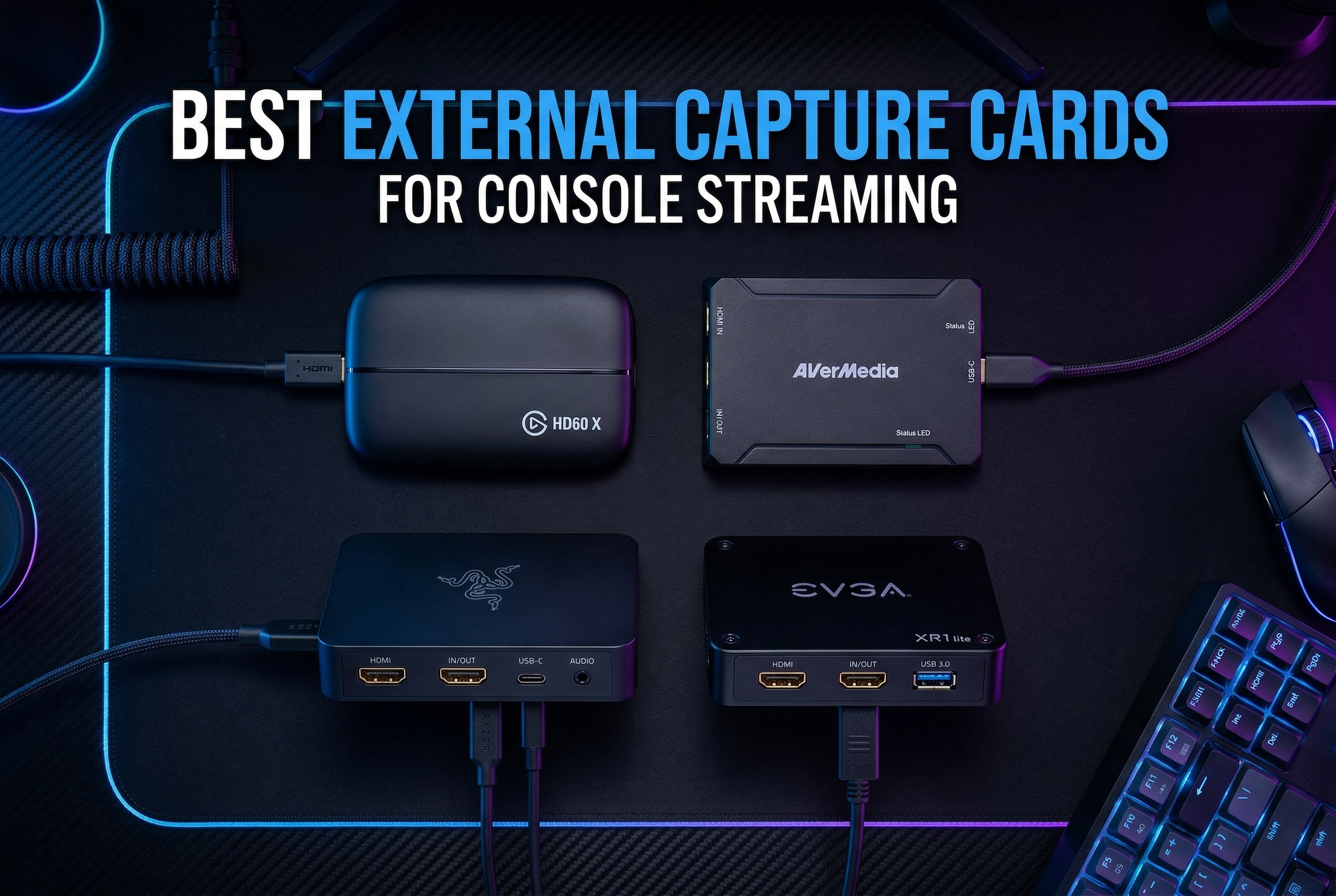 Best external capture cards for console streaming