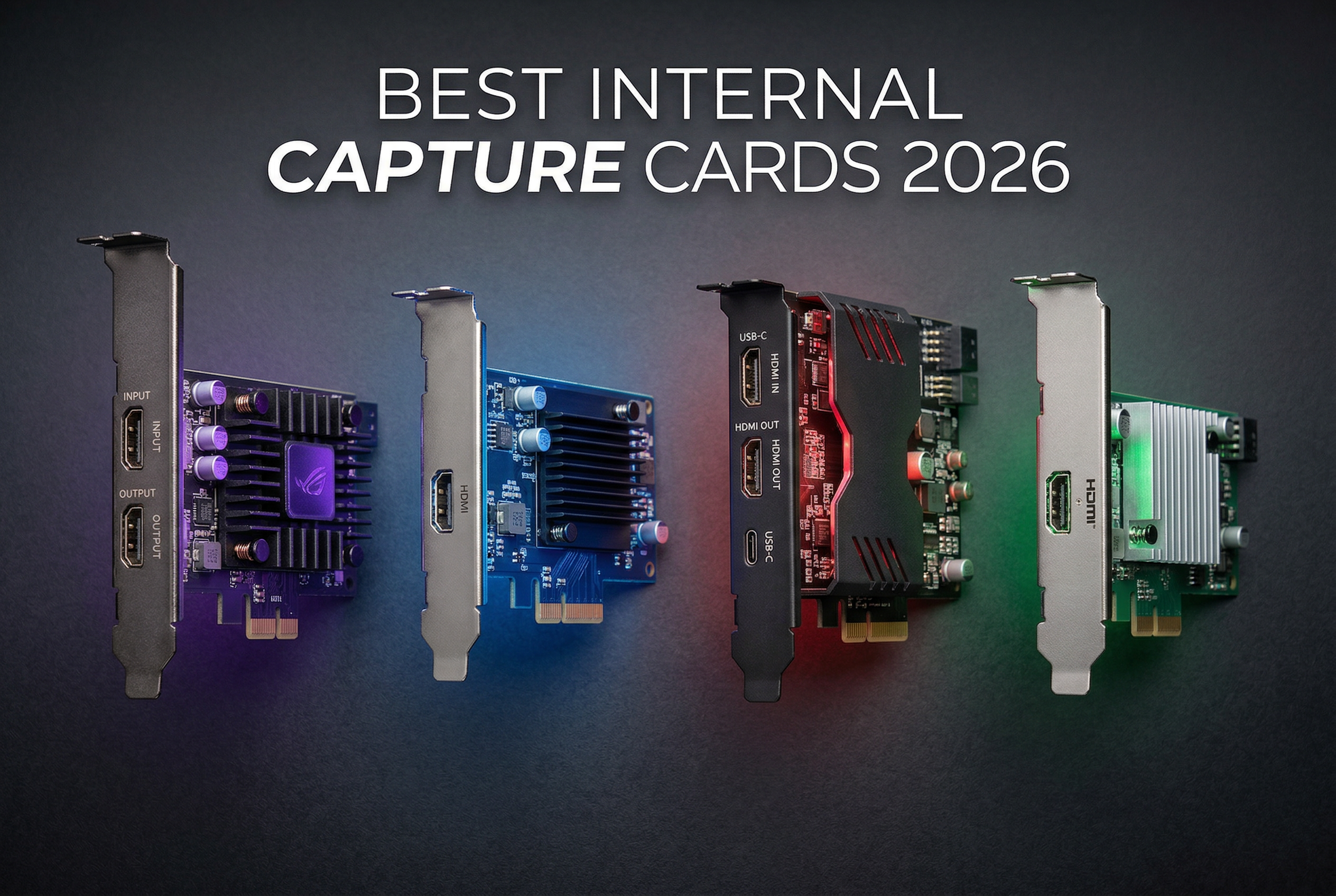 Best internal capture cards for dual PC streaming setups