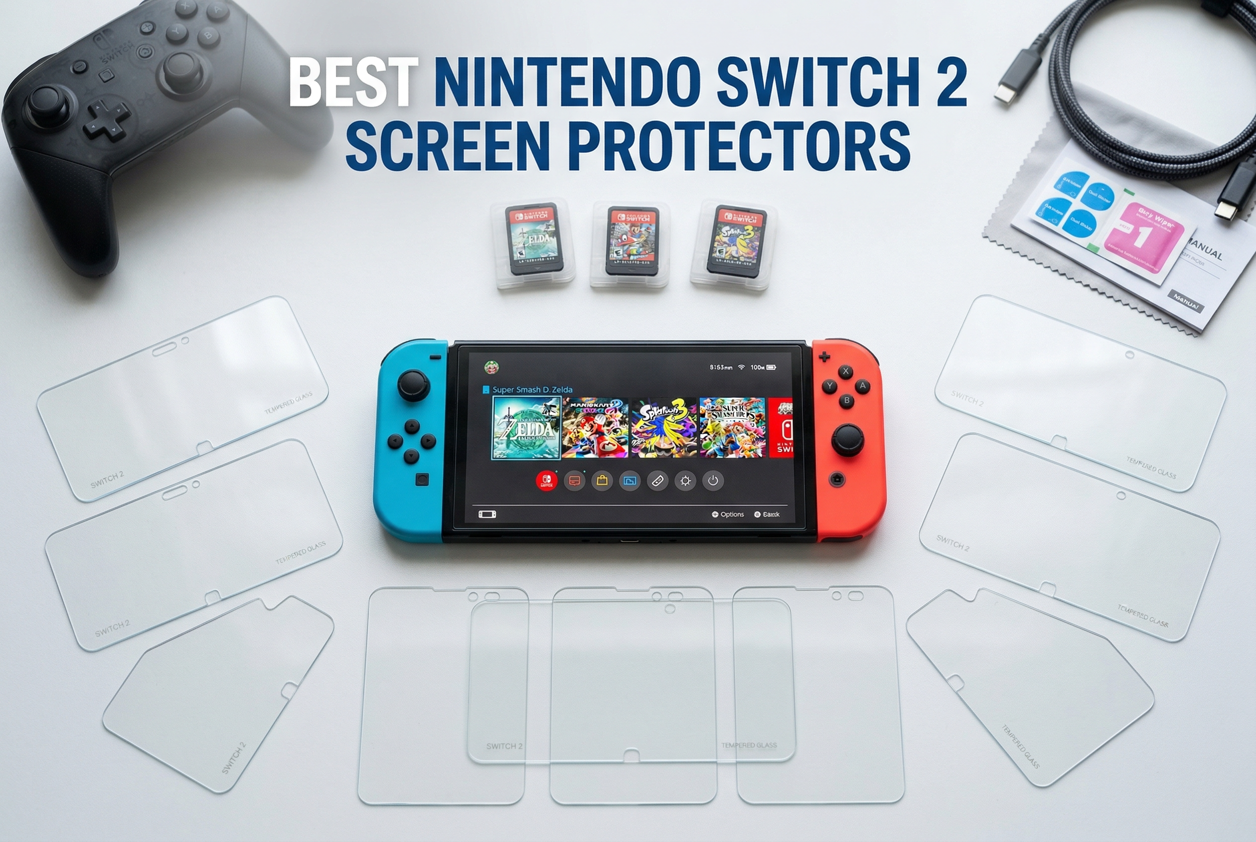 Best Nintendo Switch 2 screen protectors