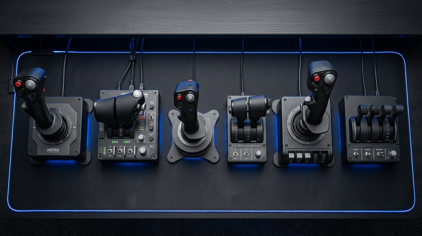 Best HOTAS systems for flight simulators