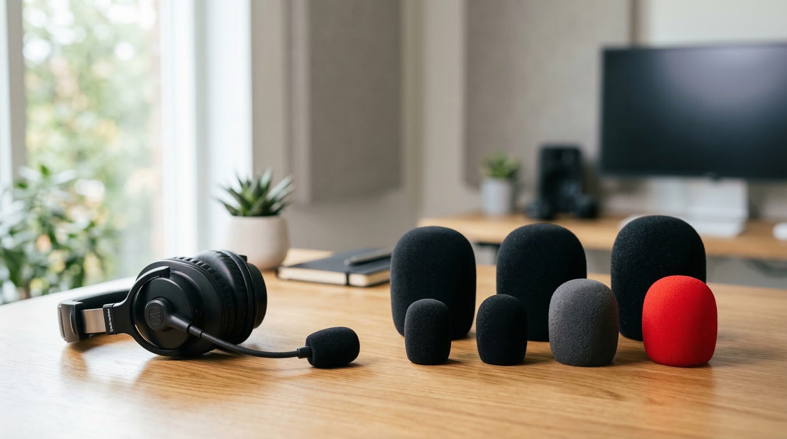 Best headset mic windscreens and foam covers