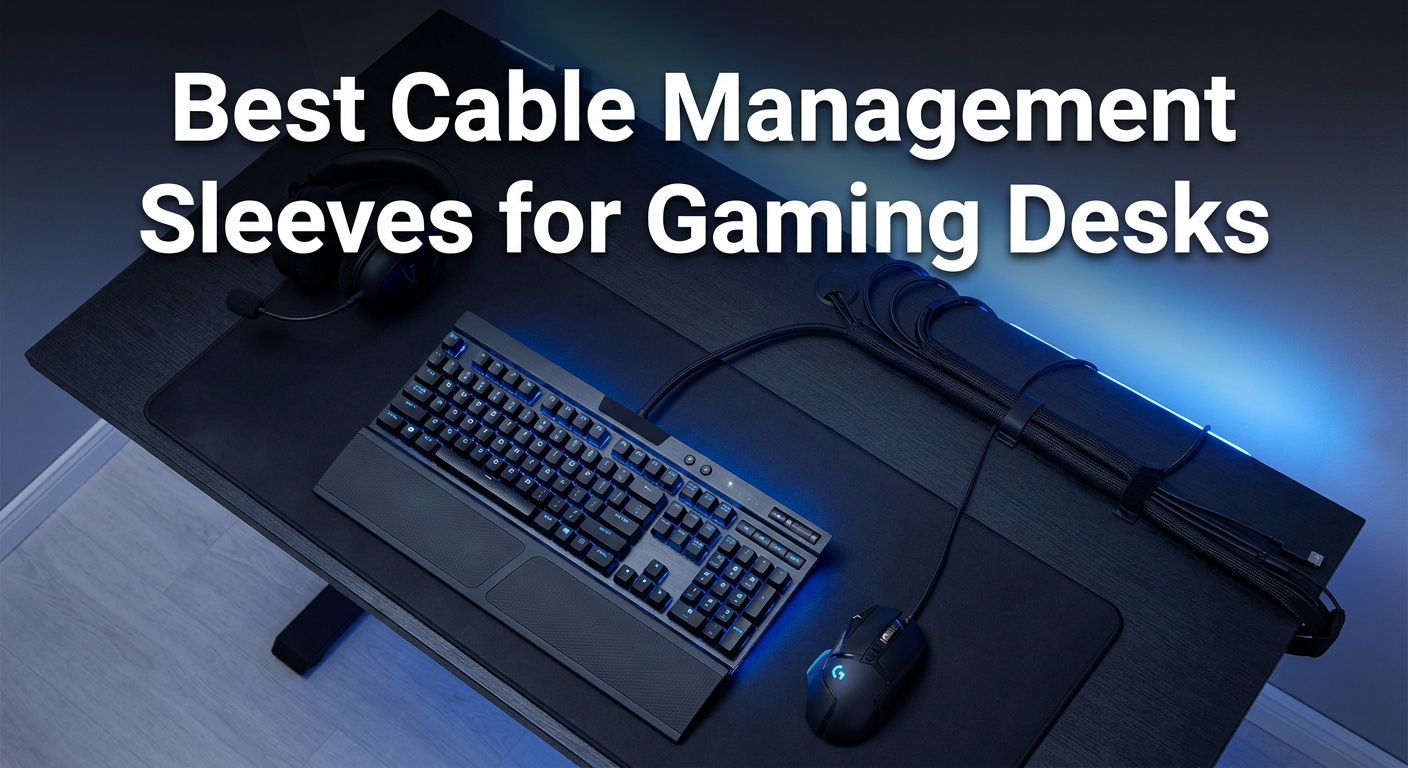 Best cable management sleeves for gaming desks
