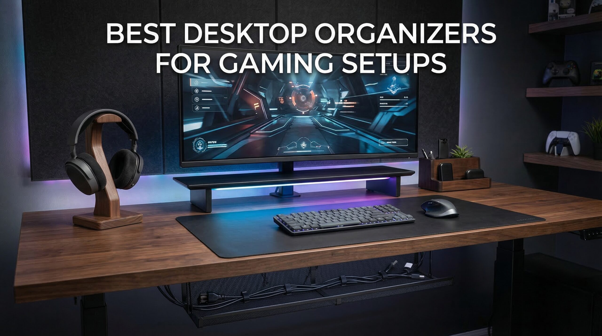 Best desktop organizers for gaming setups