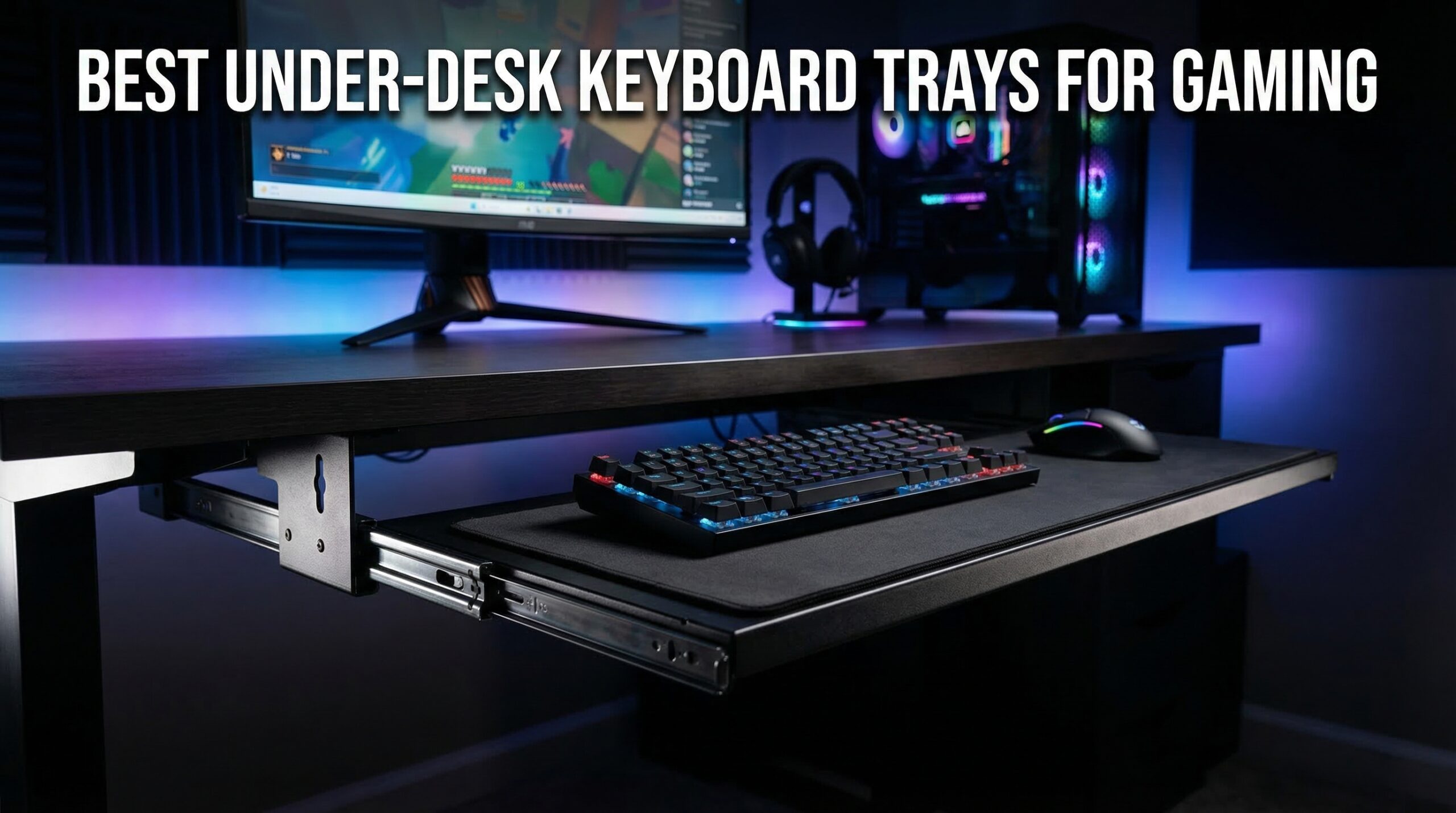 Best under-desk keyboard trays for gaming