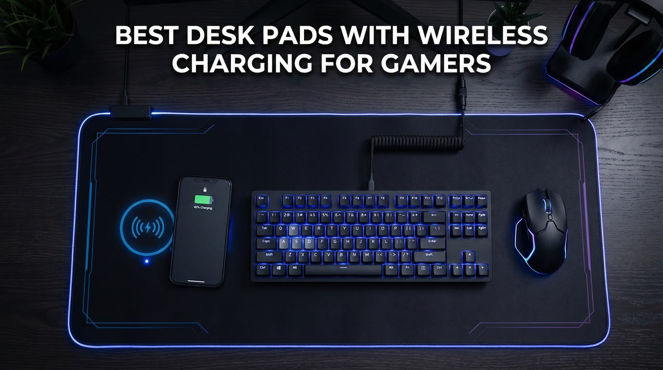 Best desk pads with wireless charging for gamers