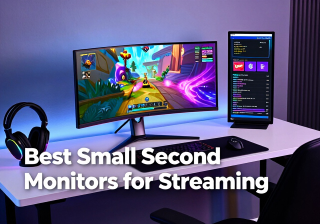 Best small second monitors for streaming