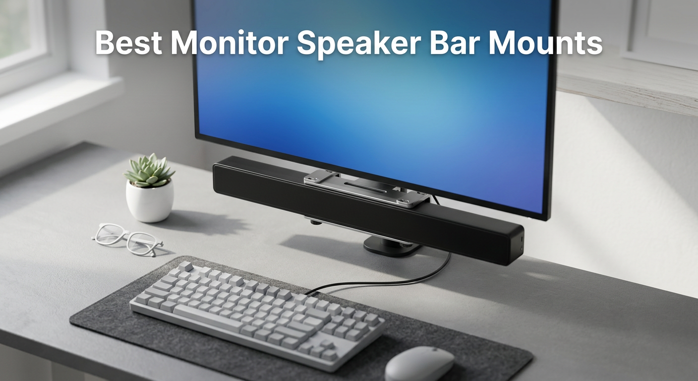 Best monitor speaker bar mounts