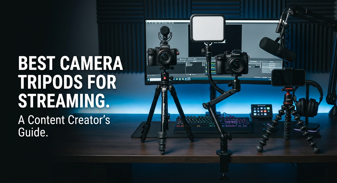 Best camera tripods for streaming