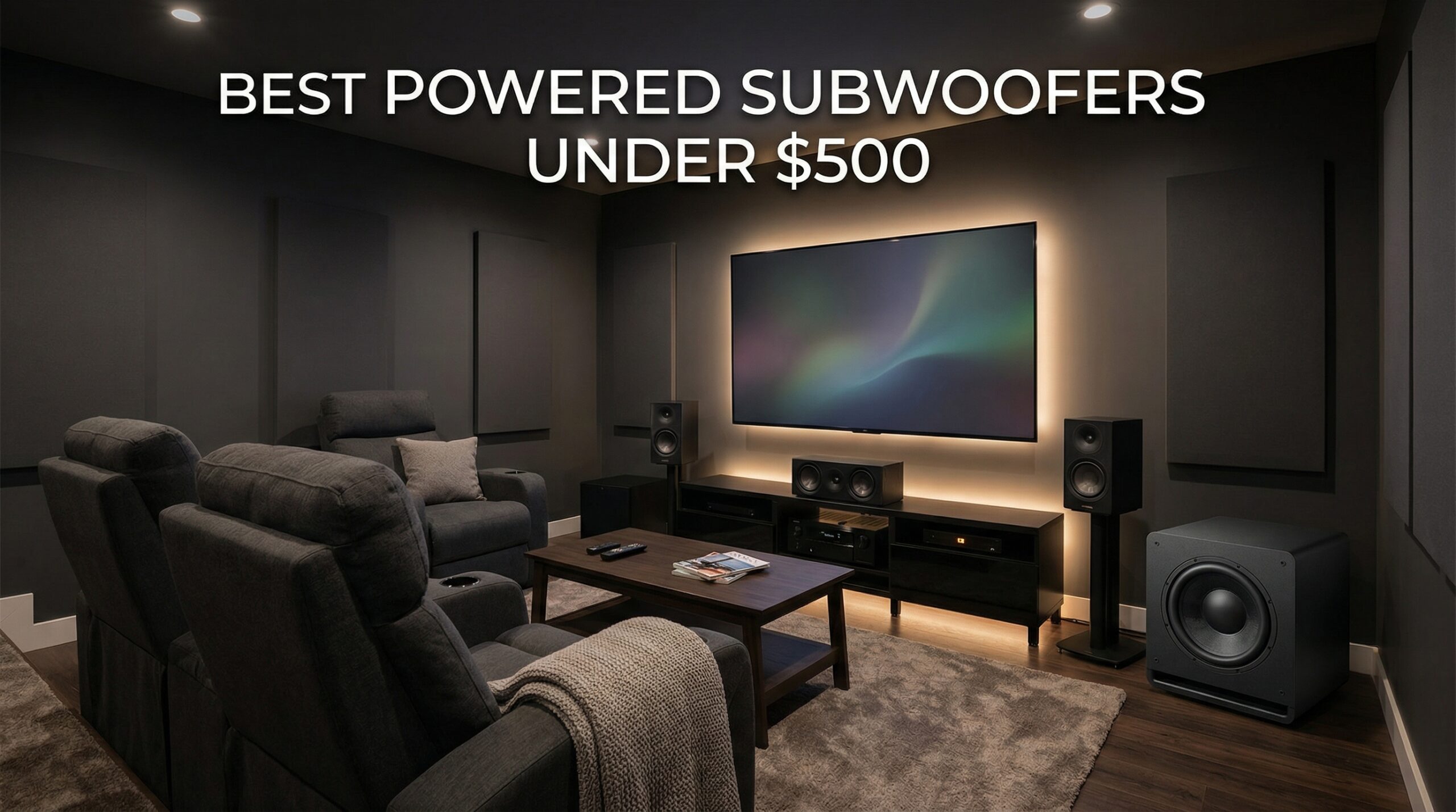 best powered subwoofers under $500