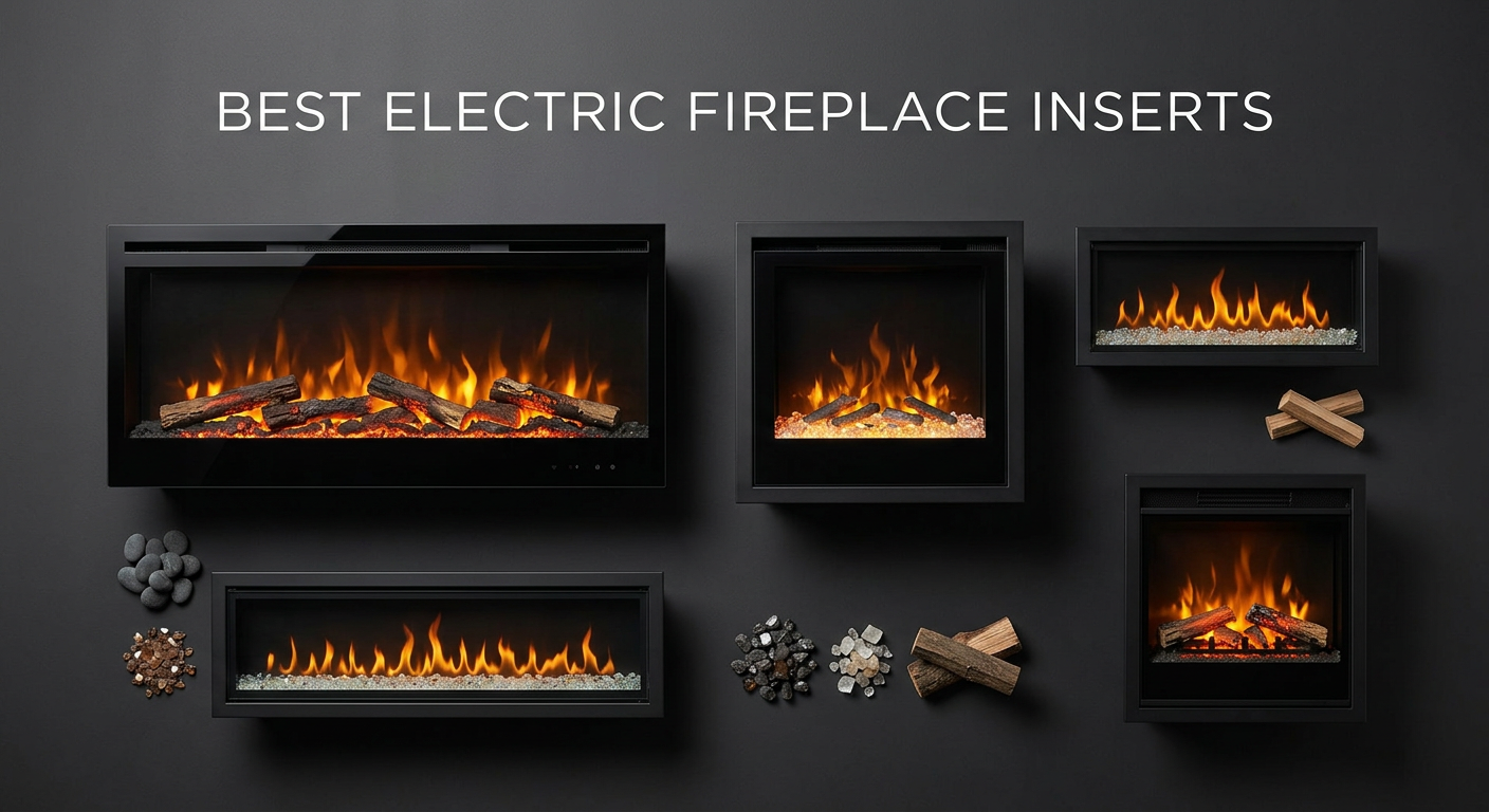 best electric fireplace inserts