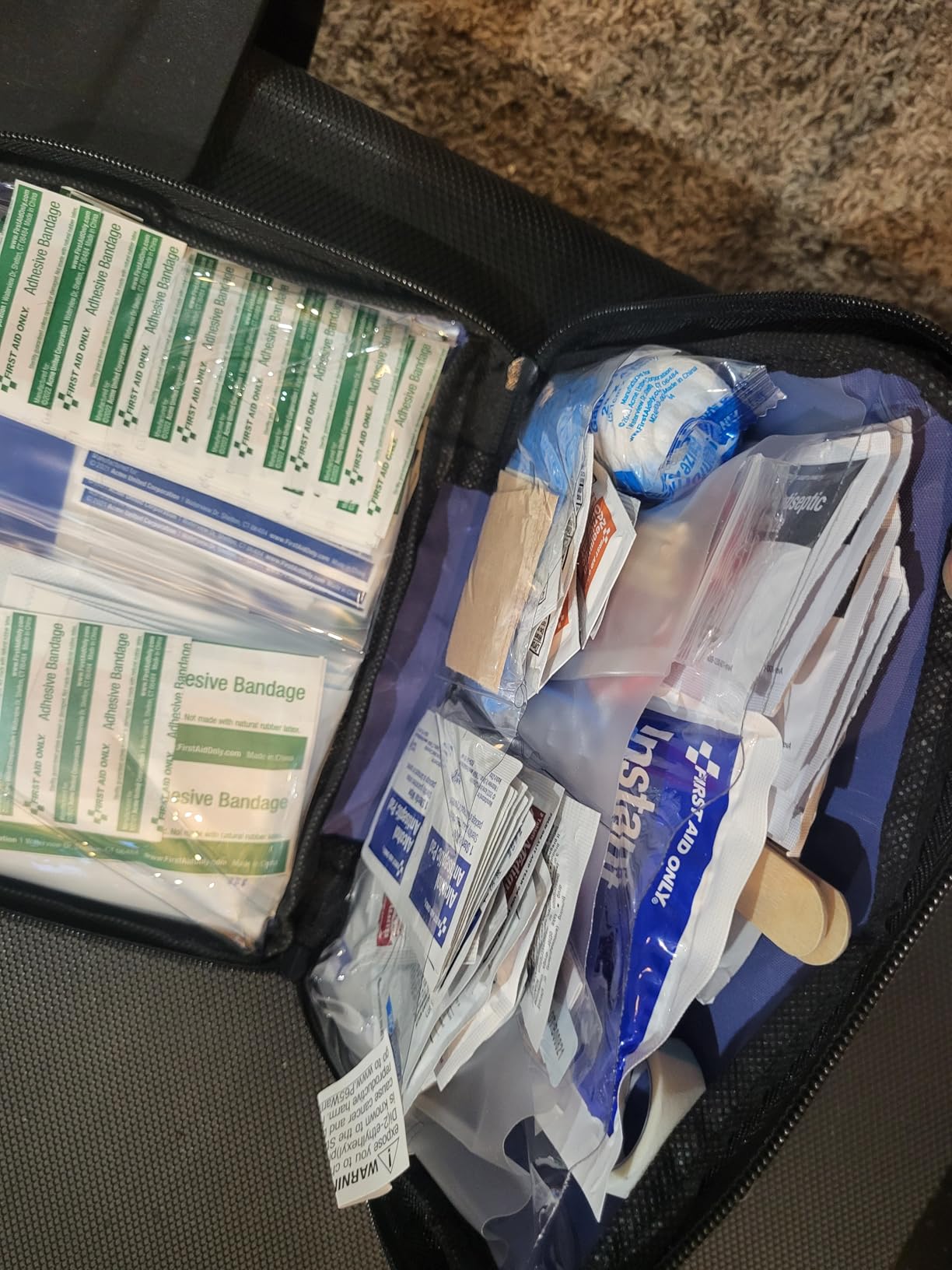 First Aid Only 298 Piece All-Purpose Emergency First Aid Kit for Home, Office, Car, Apartment, Dorm, and Camping customer photo 2