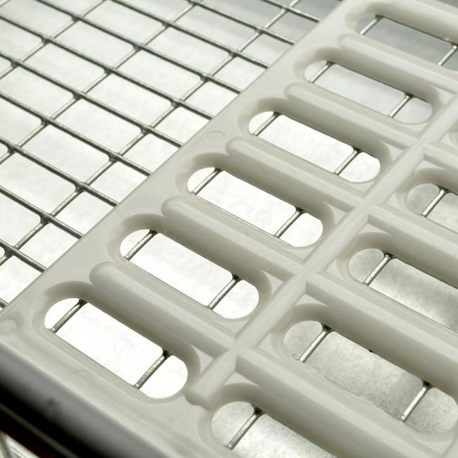 MidWest Homes for Pets Small Wabbitat Rabbit Cage, Grid Mesh Floor, Removable Tray, Top & Front Door Access, Rust Resistant Finish, No Tools Required customer photo 1