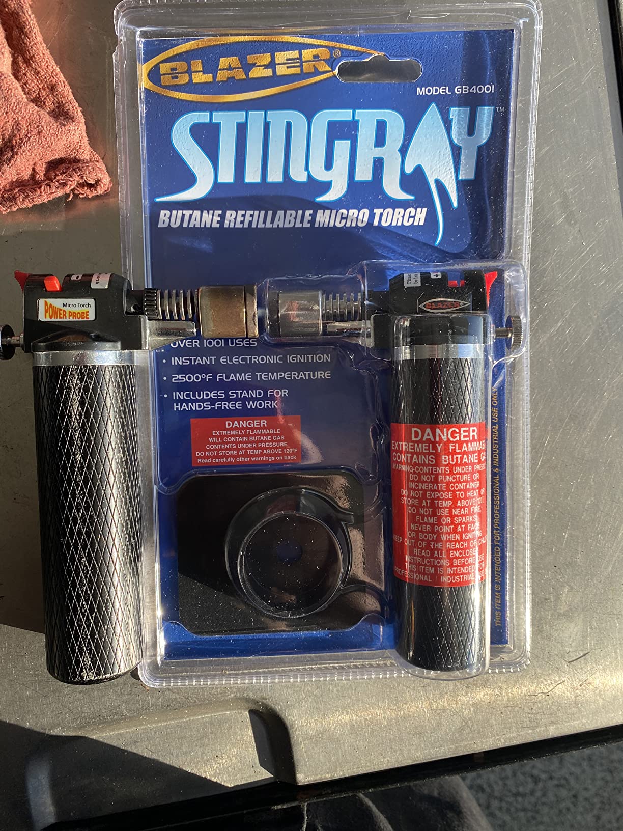 Blazer GB4001 Stingray Butane Torch, Black customer photo 2