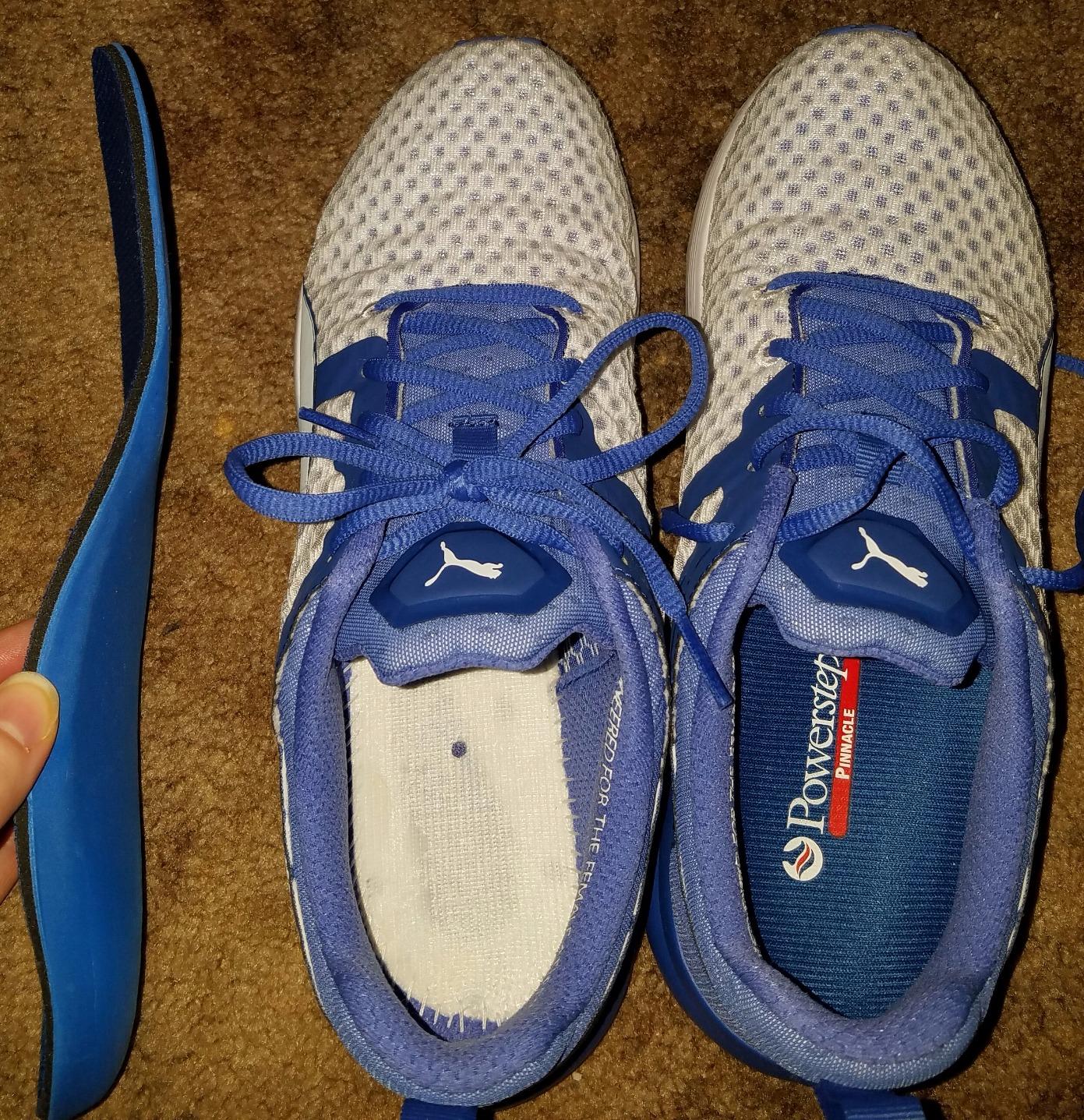PowerStep Pinnacle Insoles - Orthotics for Plantar Fasciitis Relief - Made in USA Orthotic Insoles for Arch Support with Moderate Pronation - #1 Podiatrist Recommended customer photo 2
