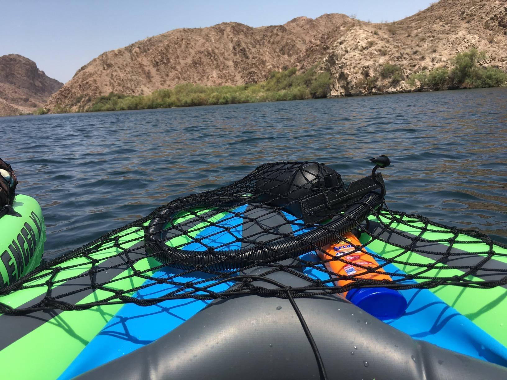 INTEX Challenger Inflatable Kayak Series: Includes Deluxe 86in Kayak Paddles and High-Output Pump - Adjustable Seat with Backrest - Removable Skeg customer photo 1