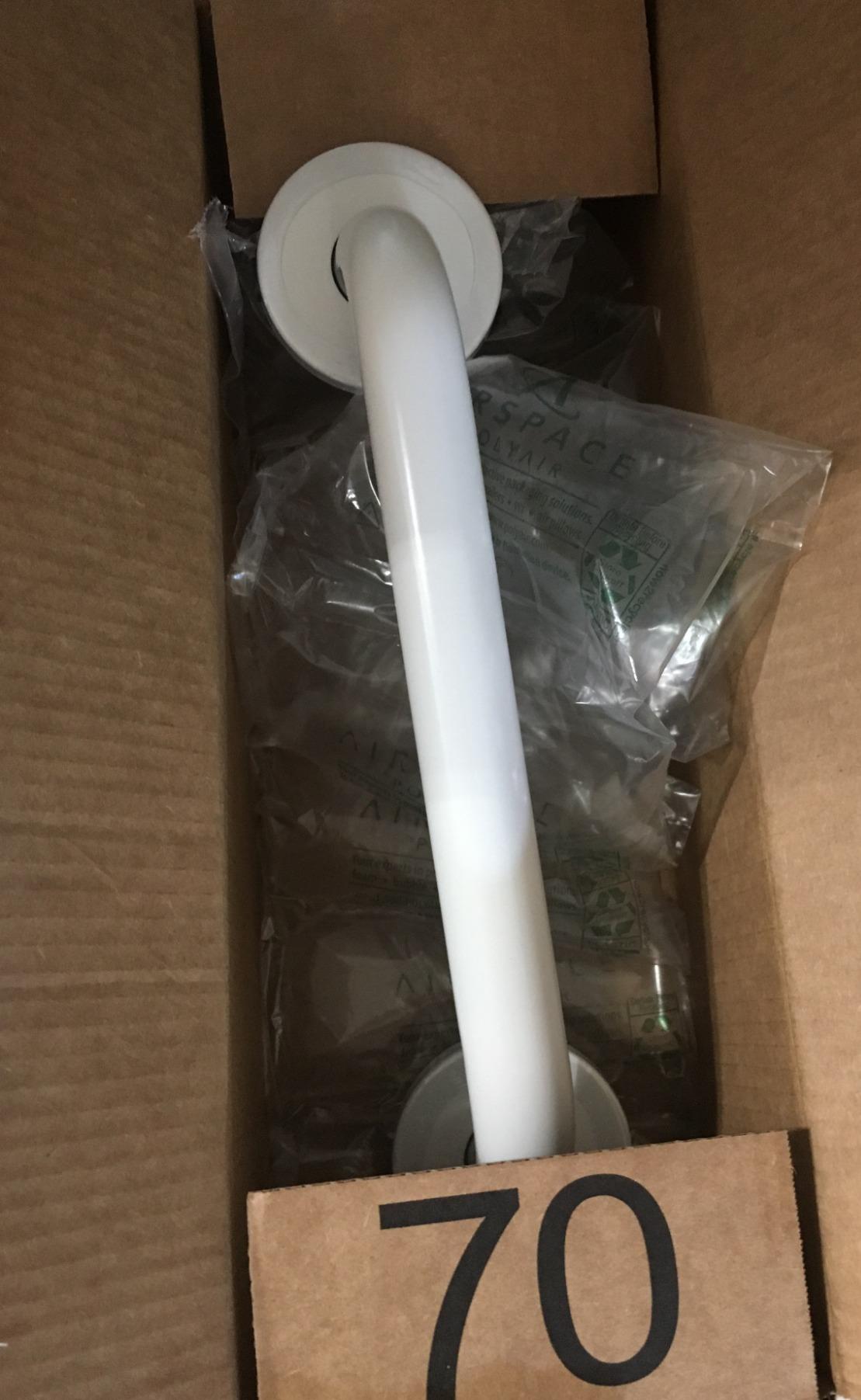 Moen Home Care Bathroom Safety 12-Inch Peened Textured Grip Stainless Steel Bathroom Grab Bar with Concealed Screws, R8712P customer photo 2