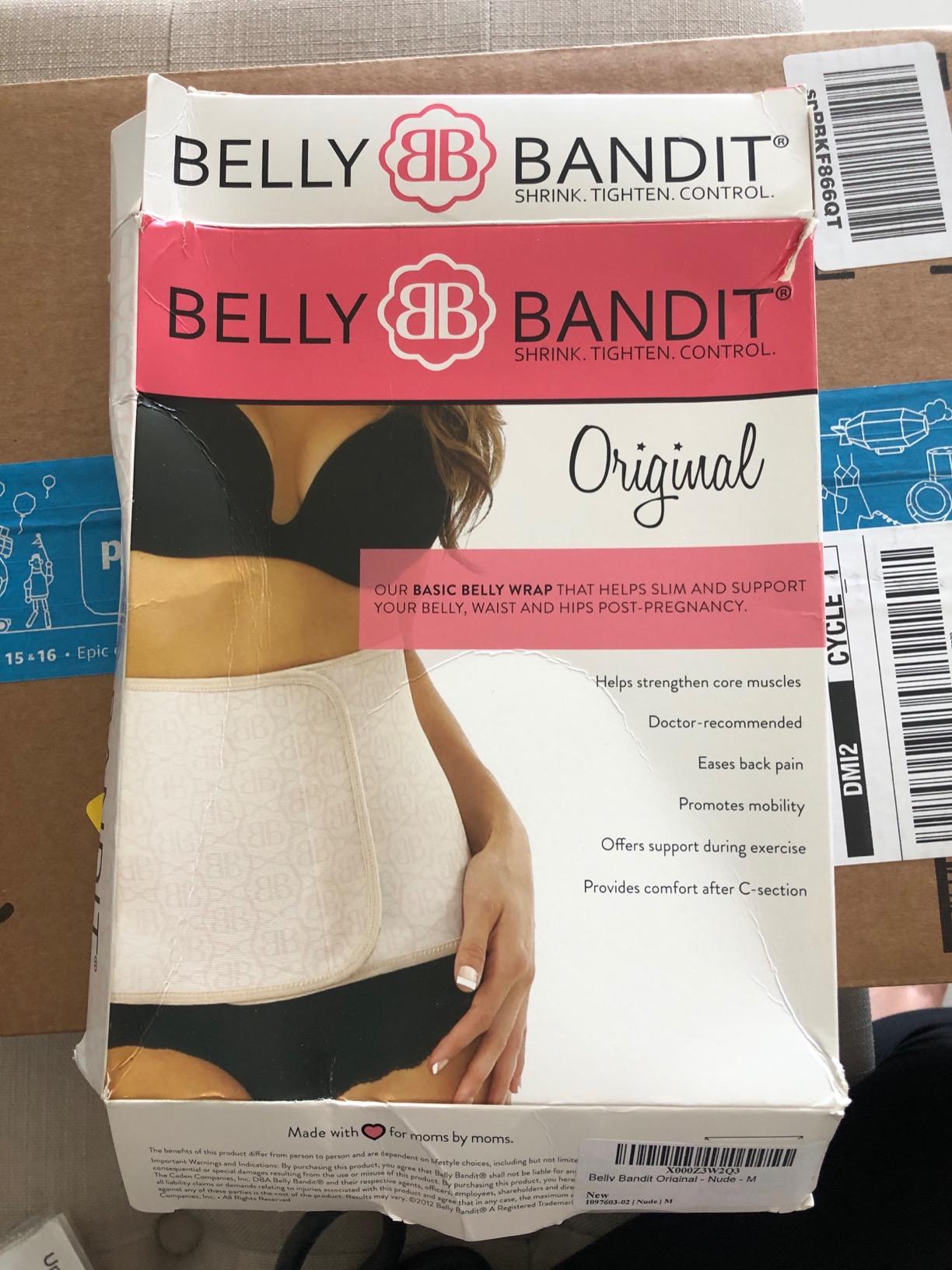 Belly Bandit Original Postpartum Belly Wrap - Adjustable Compression Abdominal Binder for Recovery - Supports Core, Waist, Back After Childbirth customer photo 2