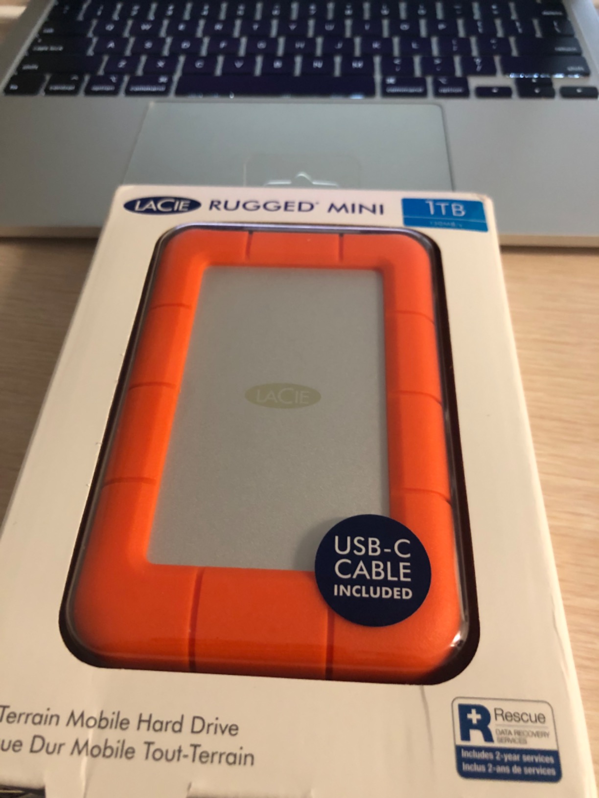 LaCie USB 3.2 1TB Rugged Mini Hard Drive customer photo 2