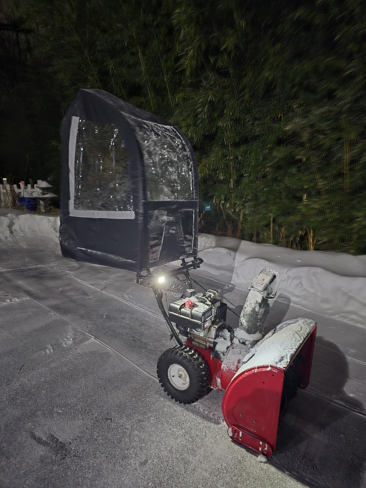 Arnold 490-241-0032 Universal Snow Thrower Cab, Black customer photo 1