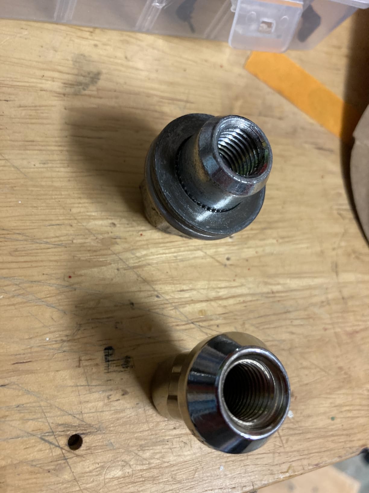 White Knight 40700S Chrome M12 x 1.50 Thread Size Acorn Socket Type Wheel Lock, (Random Lock Pattern) 4 Pack customer photo 2