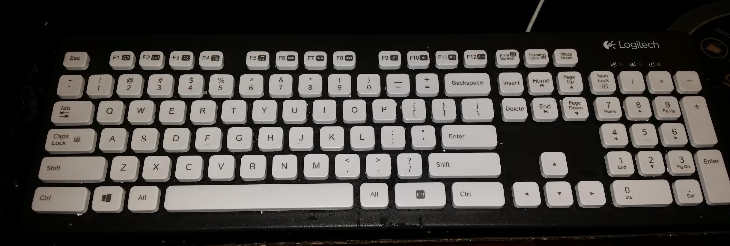 Logitech Washable Wired Keyboard K310 customer photo 1