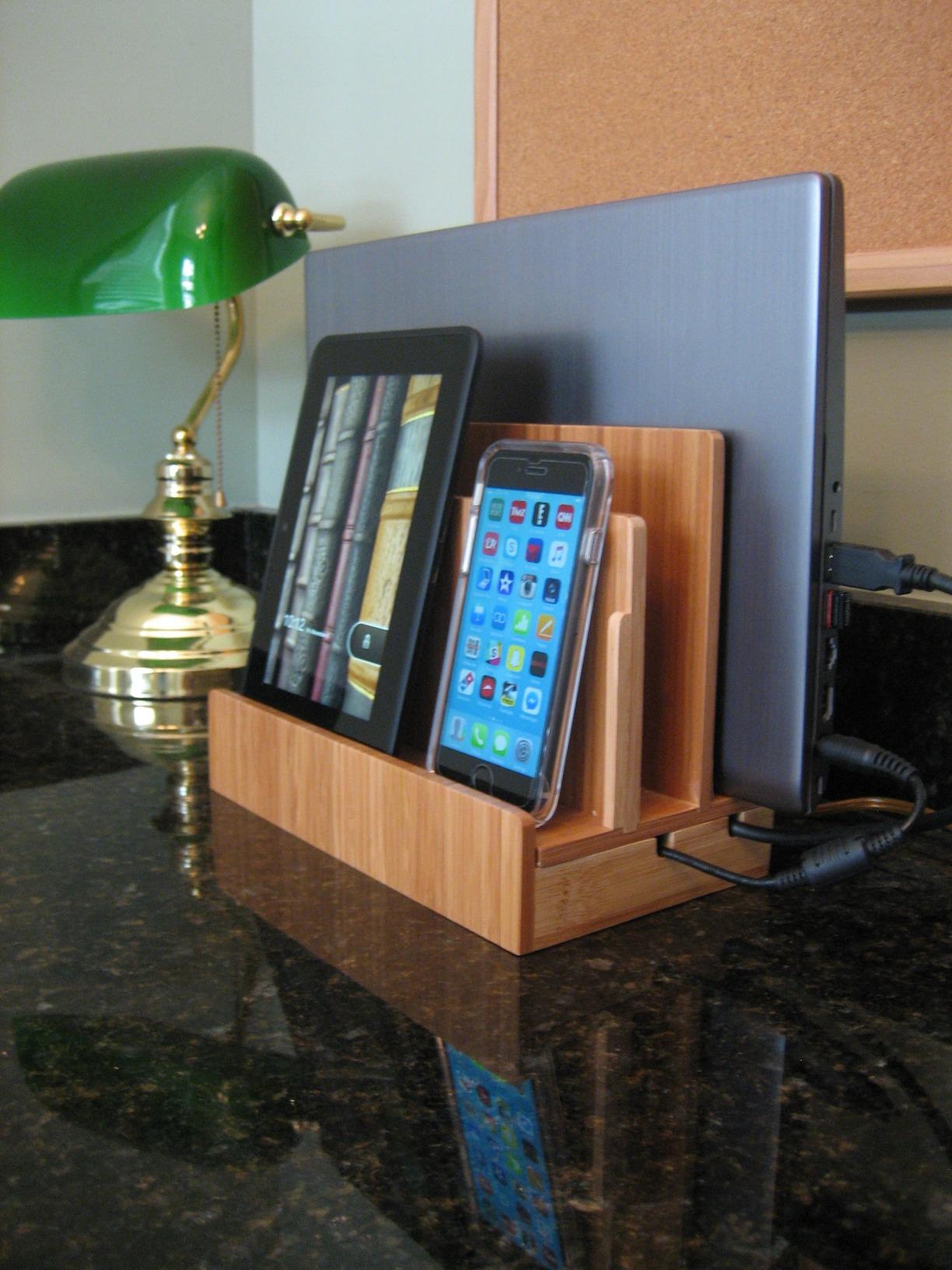Great Useful Stuff G.U.S. Bamboo Multi-Device Charging Station customer photo 1