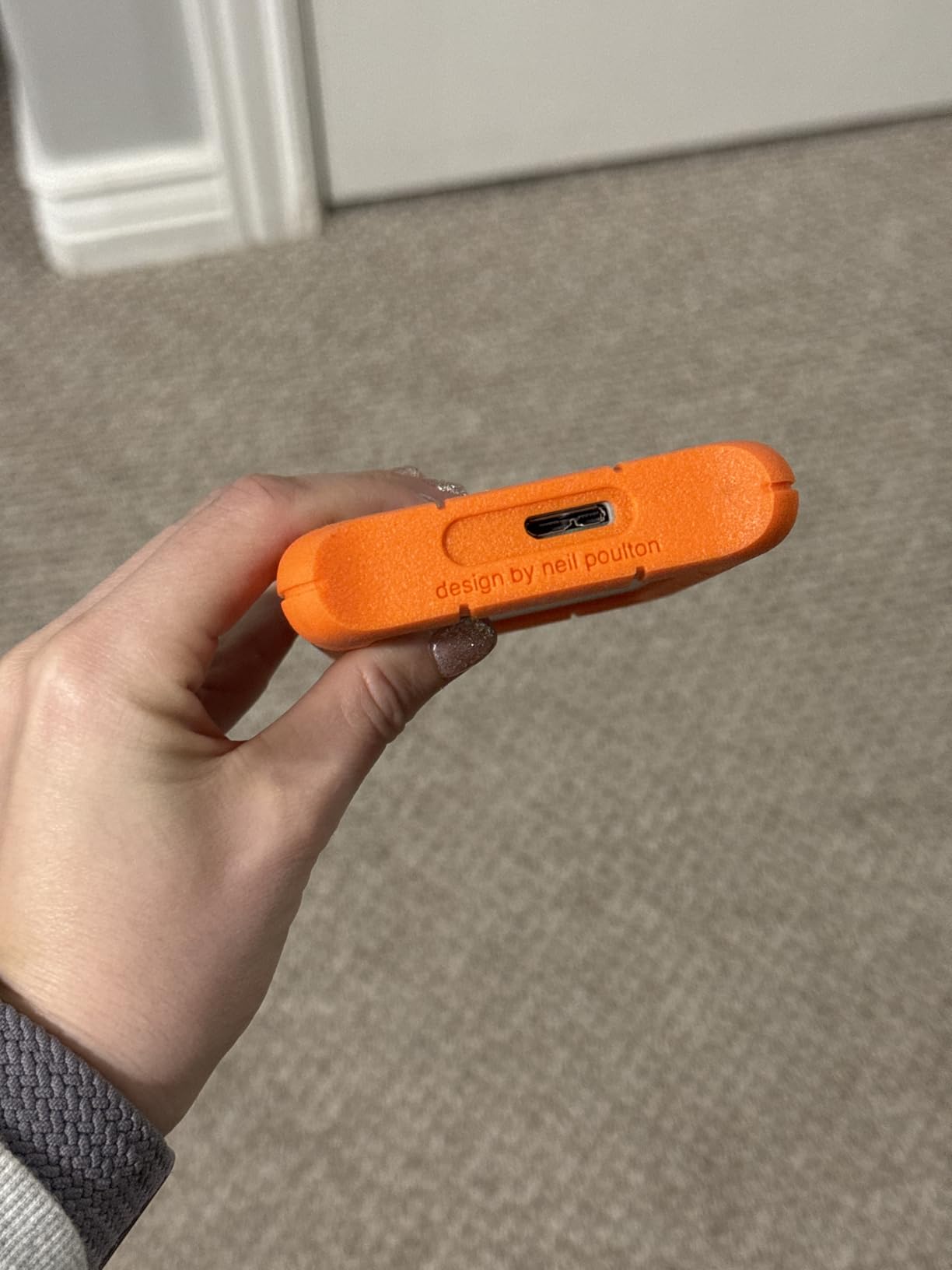 LaCie LAC9000298 La Cie Rugged Mini USB 3.0 / USB 2.0 External Hard Drive customer photo 1