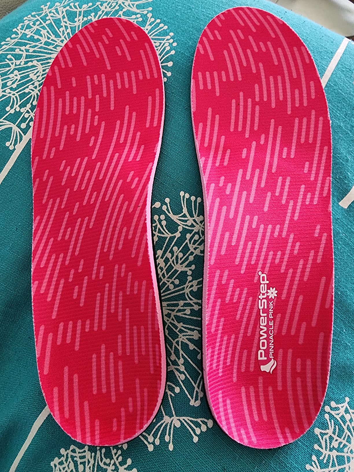 PowerStep Pinnacle Pink Orthotics for Women, Arch Support Inserts, Plantar Fasciitis Relief, Made in USA, Shoe Inserts, Maximum Cushioning, Deep Heel Cup for Pronation customer photo 1