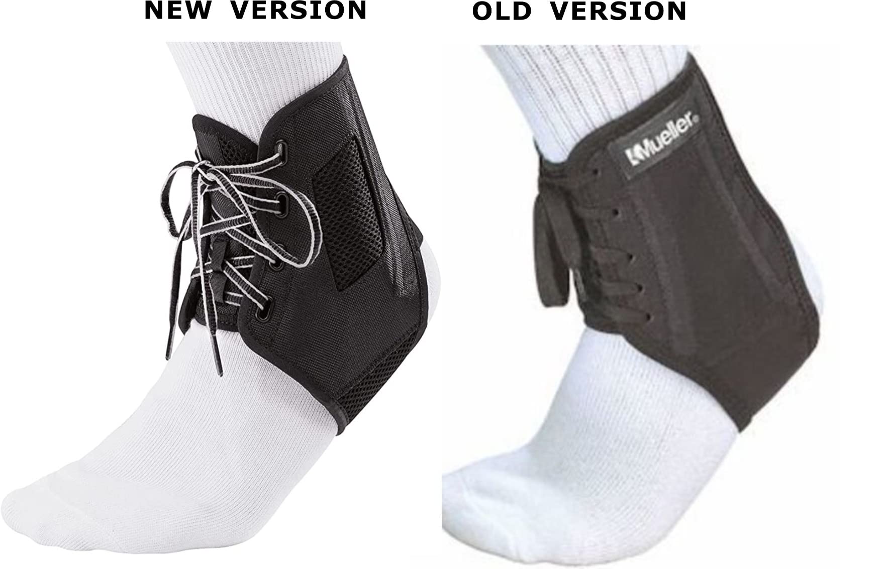 MUELLER Sports Medicine AFT3 Ankle Brace, Ankle Pain Relief Support for Men and Women, Ideal for Sprains, Strains, Arthritis, Black customer photo 2