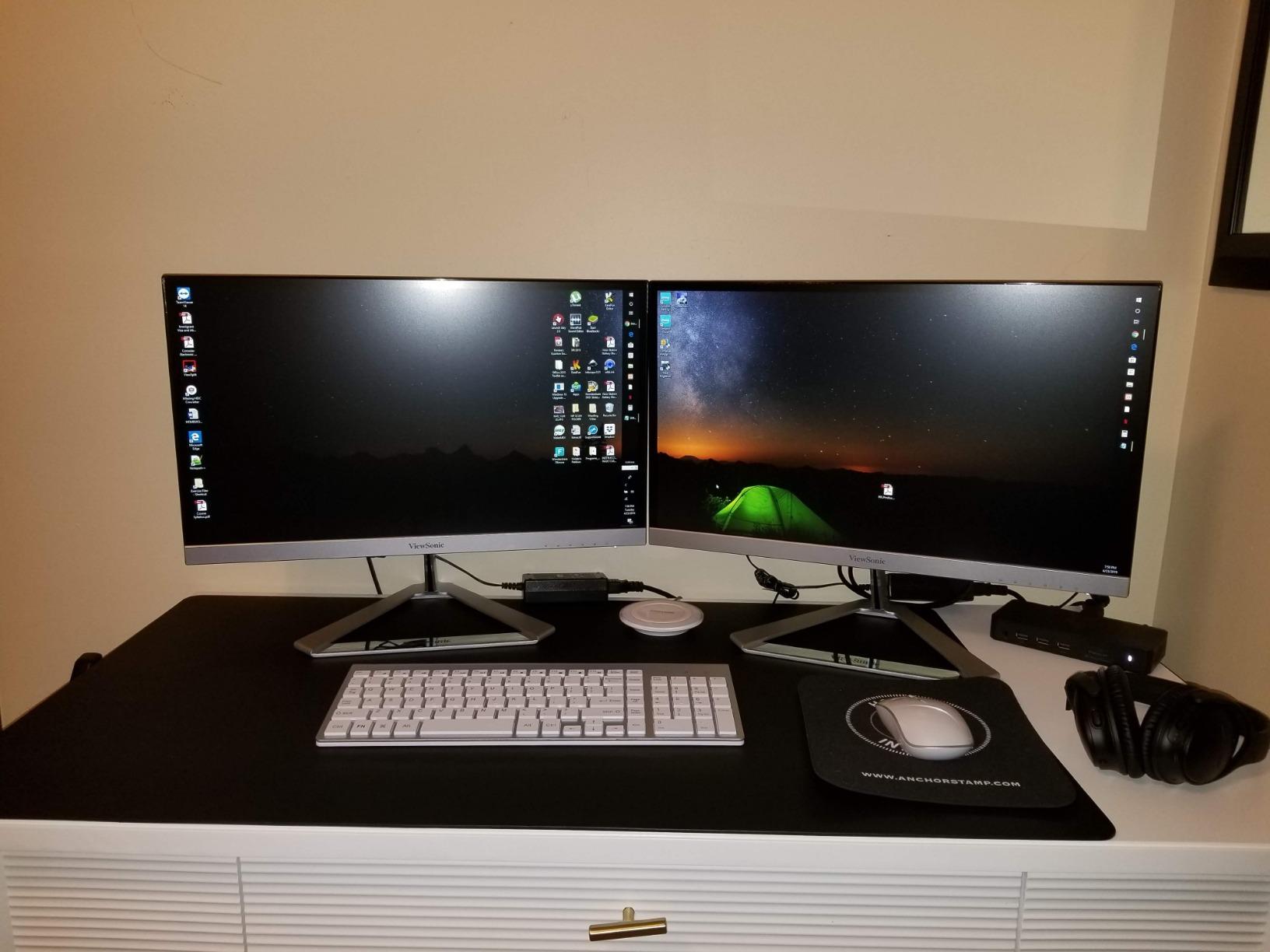 ViewSonic VX2276-SMHD 22 Inch 1080p Widescreen IPS Monitor with Ultra-Thin Bezels, HDMI and DisplayPort,Black/Silver customer photo 1