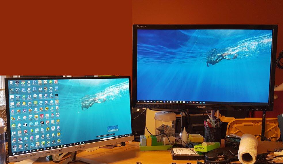 ViewSonic VX2276-SMHD 22 Inch 1080p Widescreen IPS Monitor with Ultra-Thin Bezels, HDMI and DisplayPort,Black/Silver customer photo 2