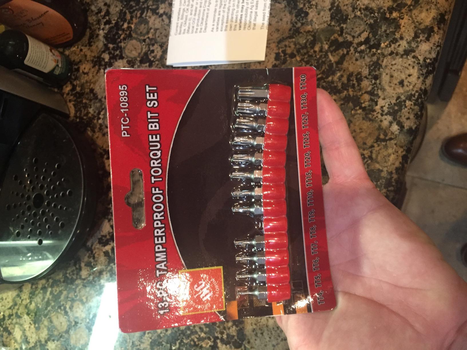 Ram-Pro 15Pc Torx Star 6 Point, Security Tamper Proof, Driver Bit Set - T5 through T50 - Multifunction Damage/Shear Resistant Hollow Torque Kit customer photo 2
