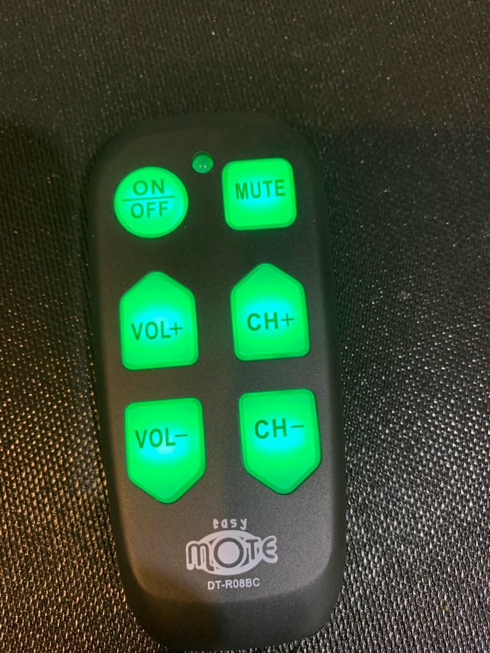 Universal Big Button TV Remote - EasyMote | DT-R08B. Backlit, Easy Use, Smart, Learning Television & Cable Box Controller, Perfect for Assisted Living Elderly Care. White TV Remote Control customer photo 2