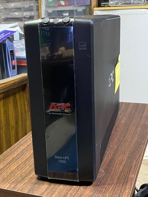 APC UPS Back-UPS Pro 1500VA UPS, 900W Battery Backup & Surge Protector, AVR, 10 Outlets (NEMA 5-15R), LCD, BX1500M Uninterruptible Power Supply for Computers, Wi-Fi Routers, Home Office Electronics customer photo 2