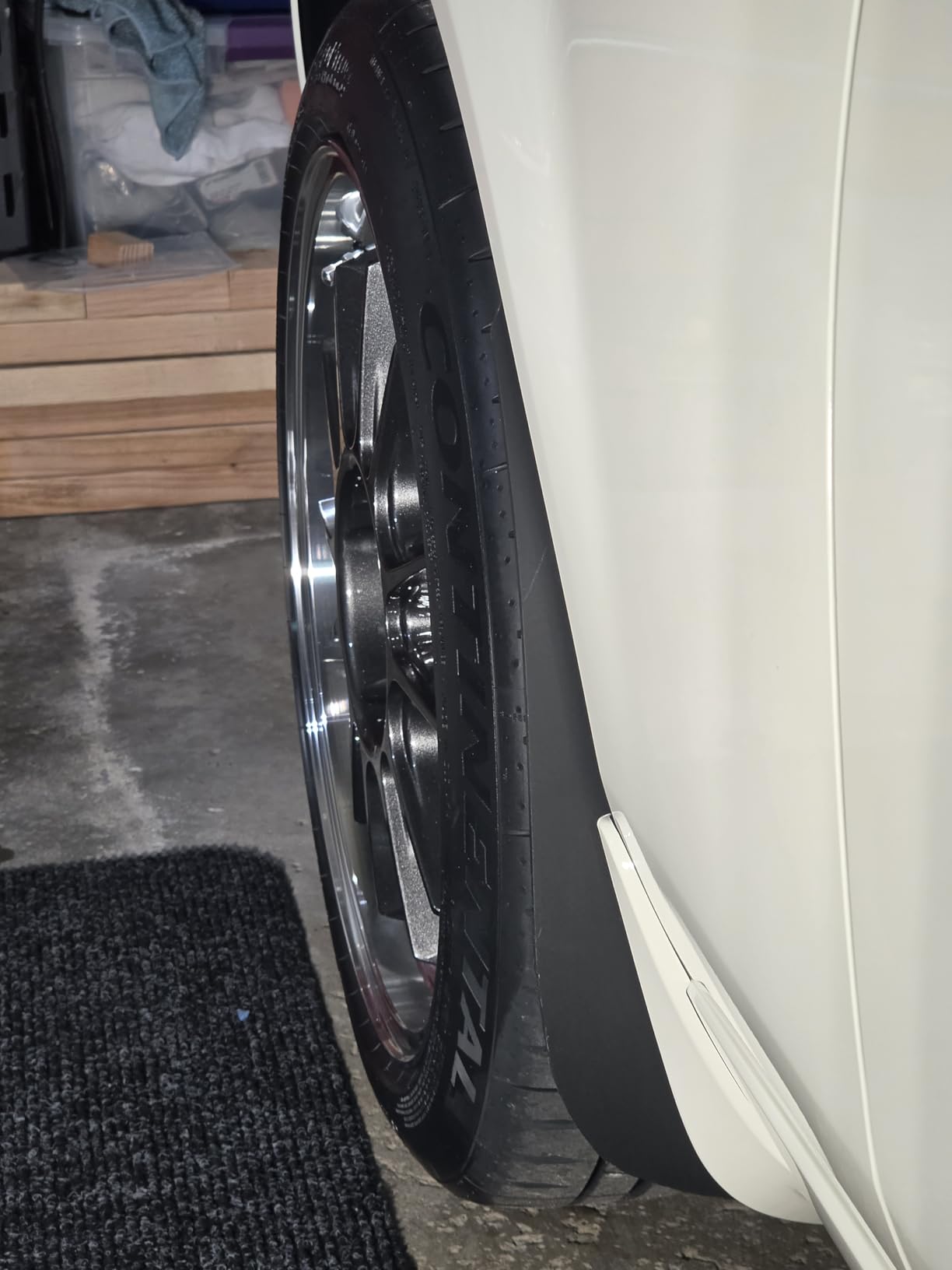 Buyers Products RC18PPB Black Polymer Mud Flaps, 24x18 Inch, Super Durable, Cold Weather Resistant, Impact Resistant Splash Guards for Trucks, Semi Trucks & Trailers, Mud Flaps are NOT Rubber, 2 Pack customer photo 1