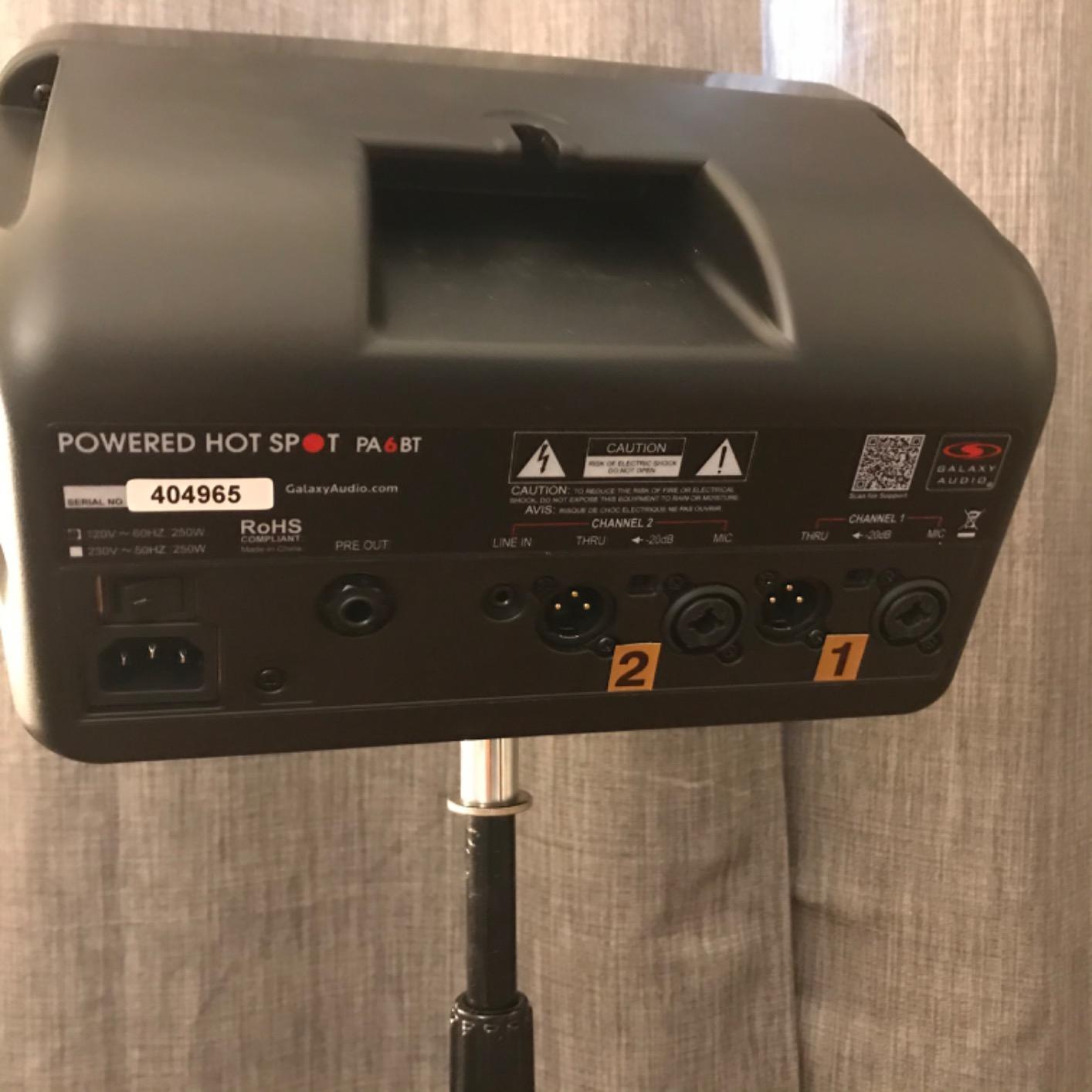 Galaxy Audio PA6BT 6