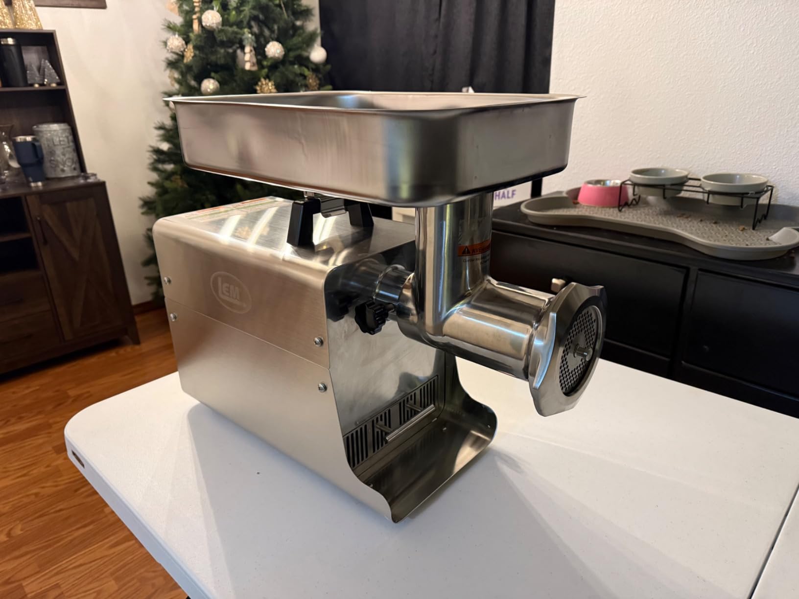 LEM Products BigBite #22 Meat Grinder, 1.0 HP Stainless Steel Electric Meat Grinder Machine, Ideal for Heavy Use customer photo 1