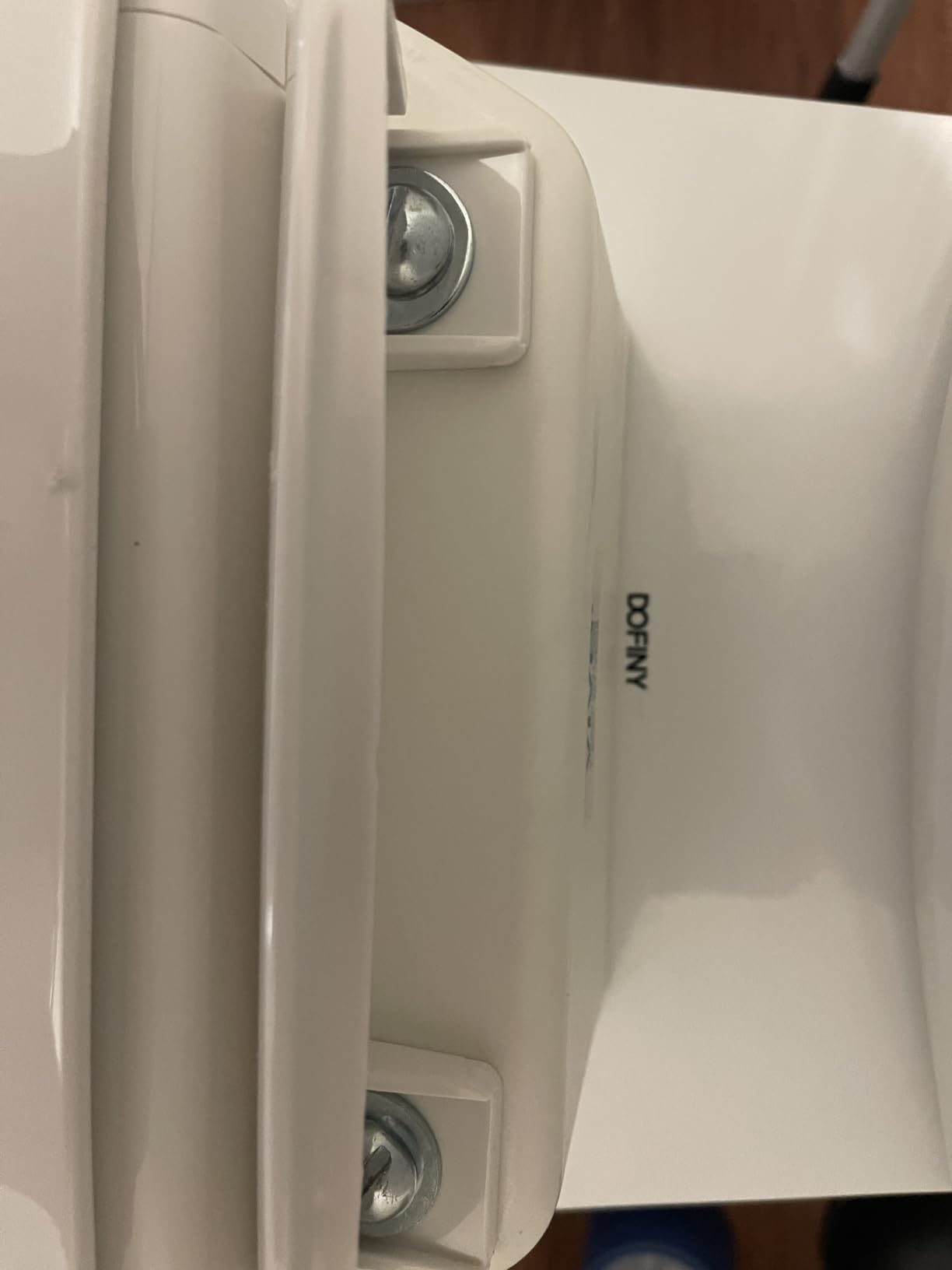 Vive Raised Toilet Seat Riser for Seniors (with Handles) - Handicap Rail Grab Bar Seat for Over Toilet - Elevated Safety for Elderly, Disabled, Medical - Standard customer photo 1